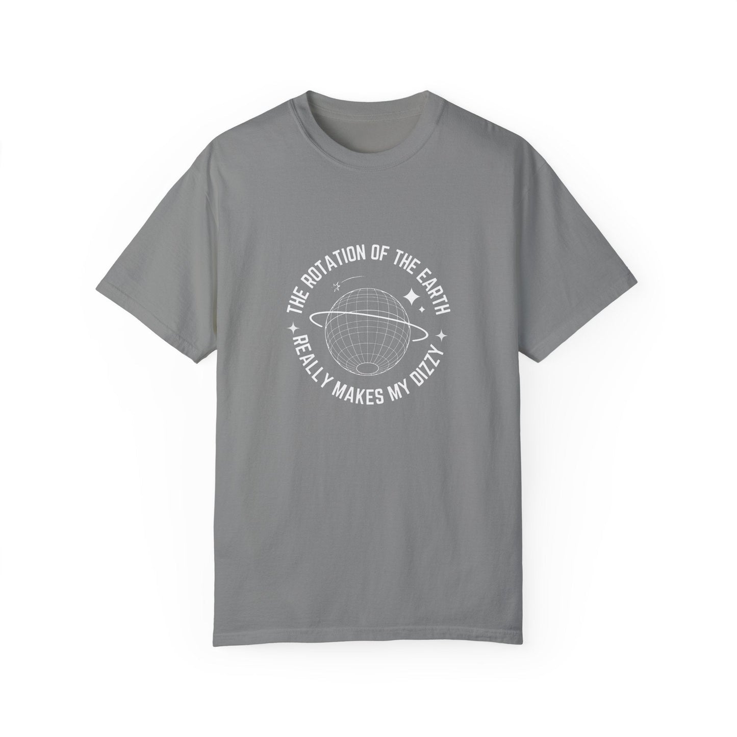 Touristic figure t-shirt | trendy & unique globe design earth rotation