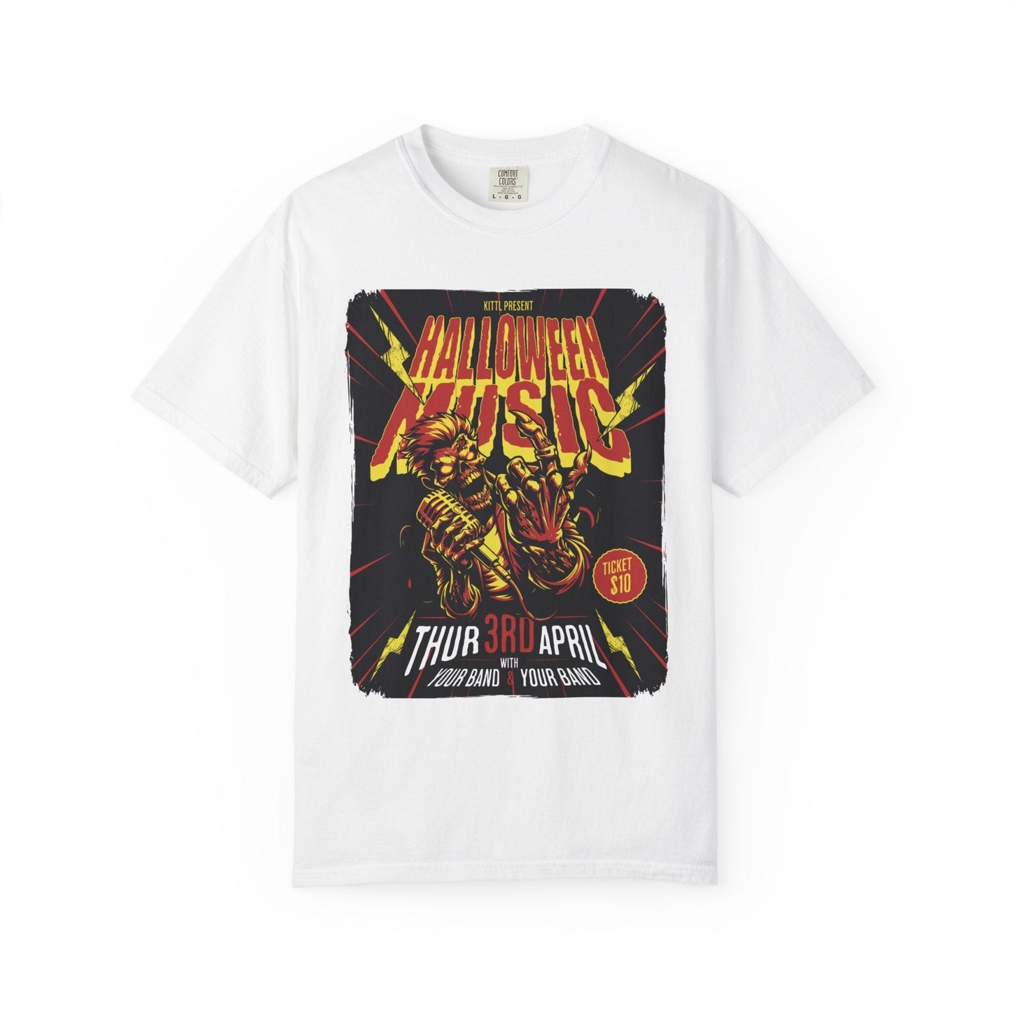 Halloween music t-shirt - Vintage concert poster design