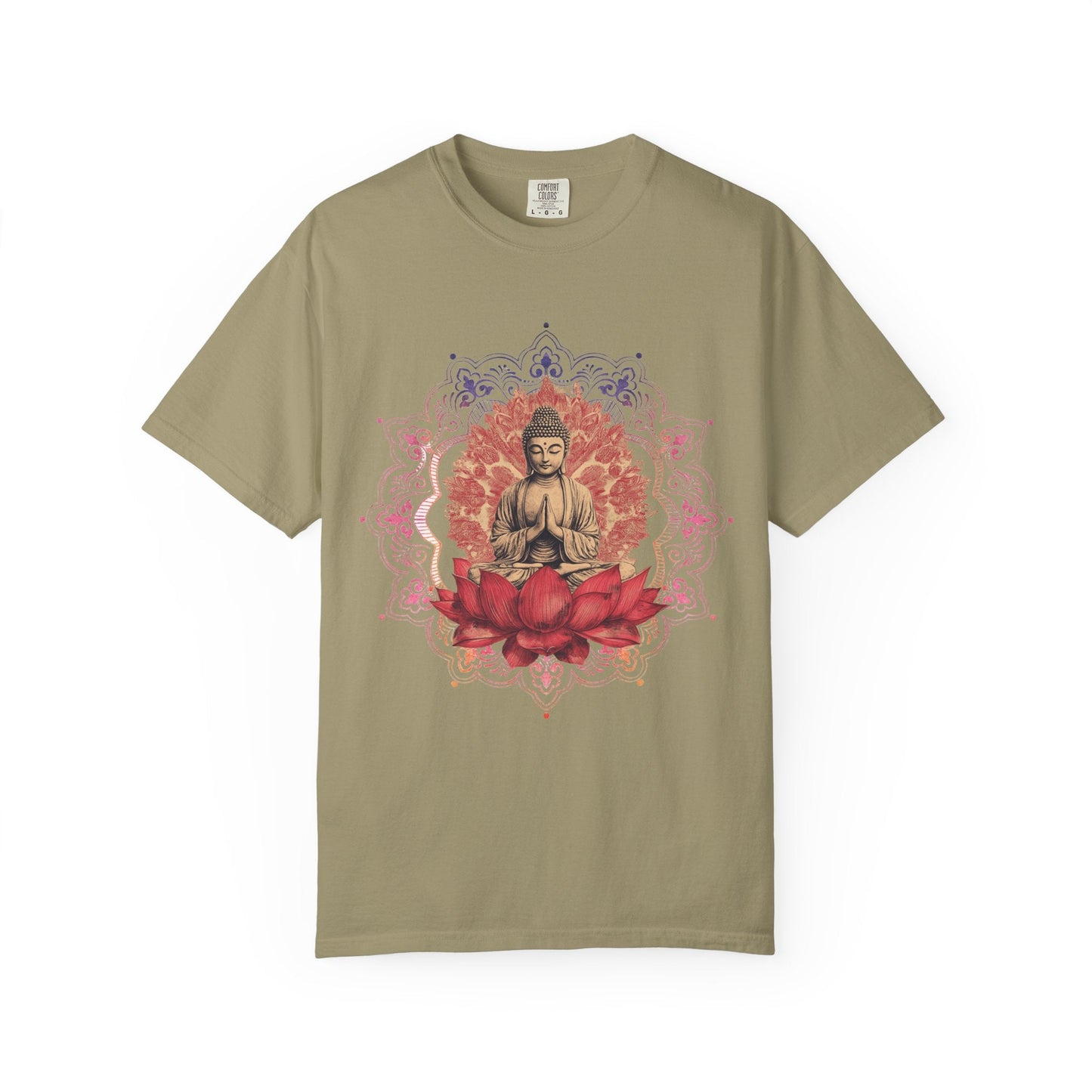 Lotus meditation t-shirt for peaceful and stylish wear