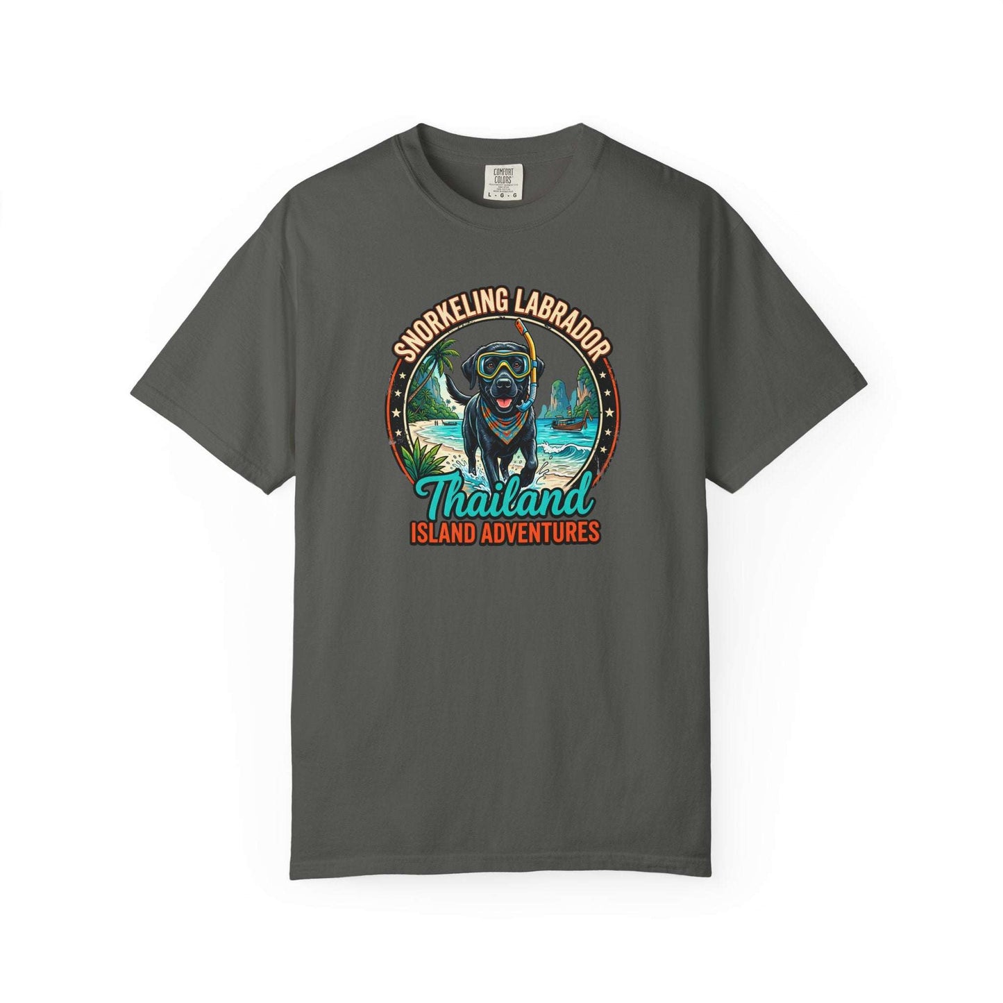 Labrador Holidays in Thailand Fun Tee for Dogs Lovers