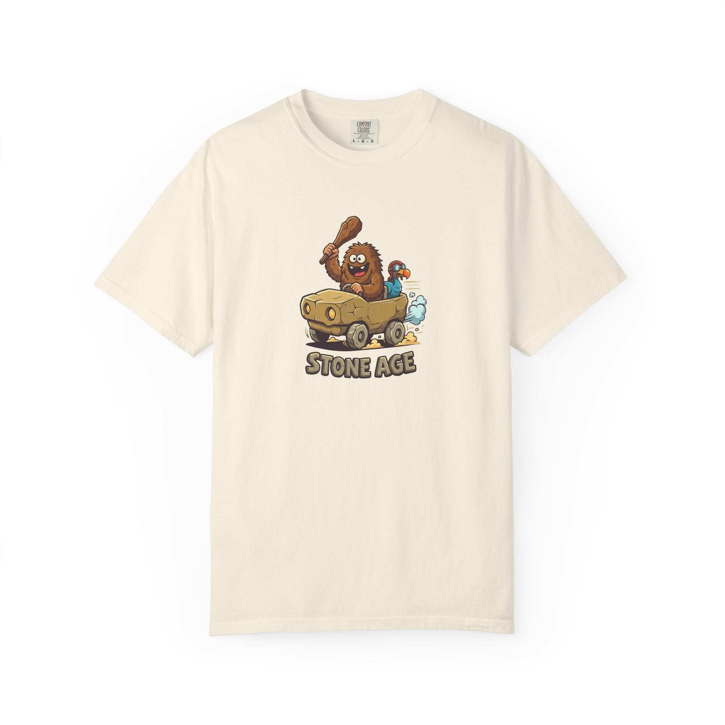 Stone age T-shirt - Soft Garment-Dyed Comfort 