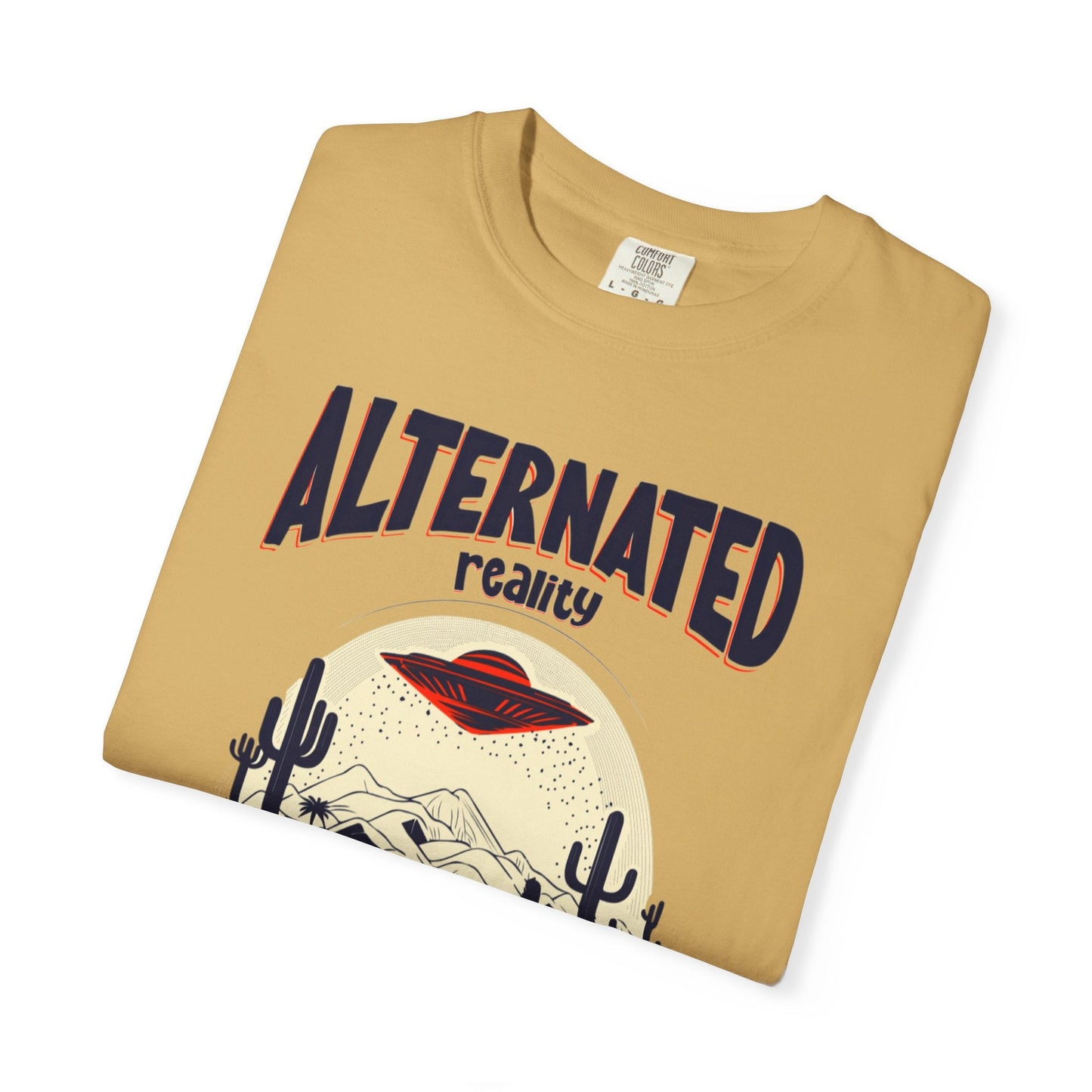 UFO vintage desert encounter t-shirt with unique graphic tee