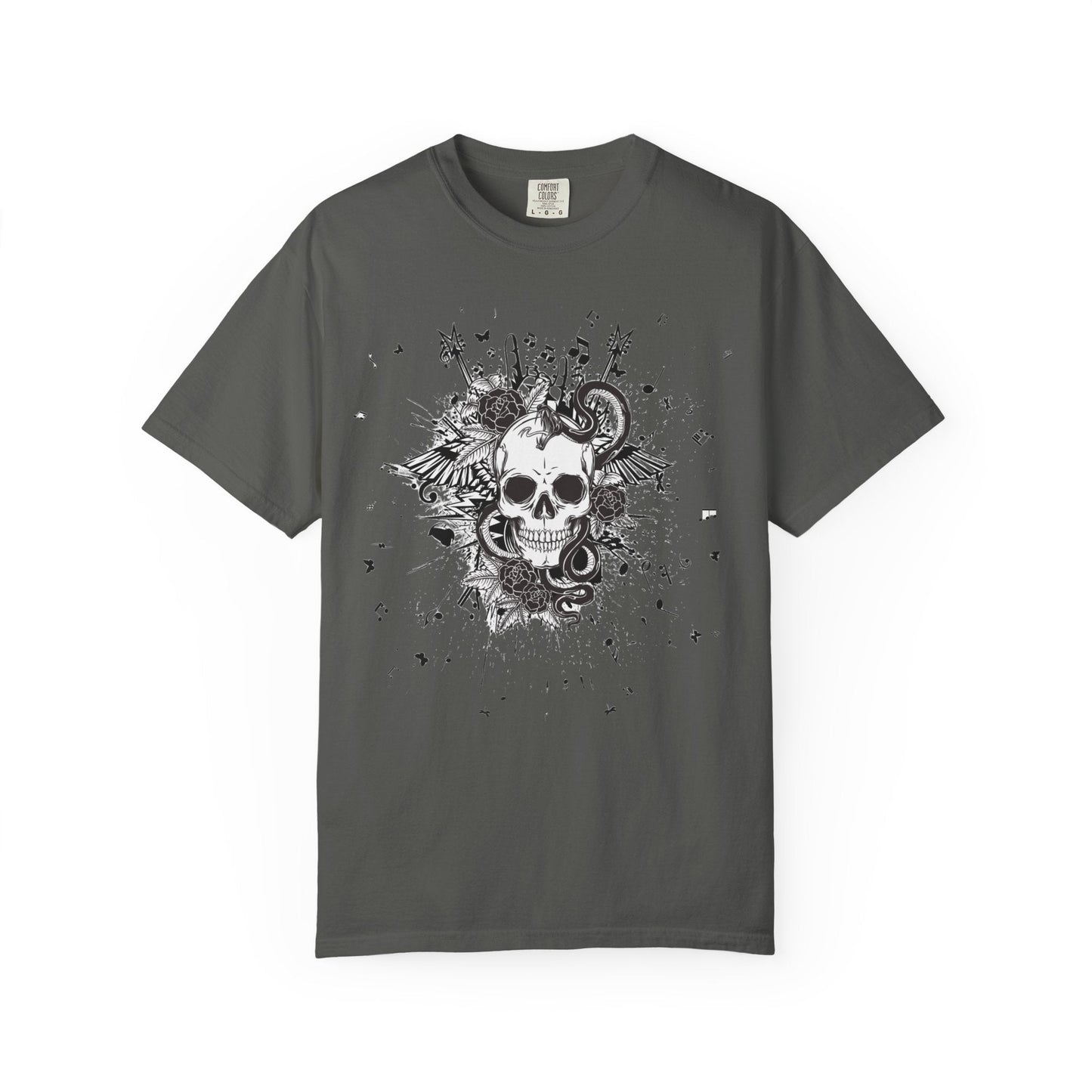 Skull butterfly t-shirt - Edgy grunge style rock 'n' roll for all