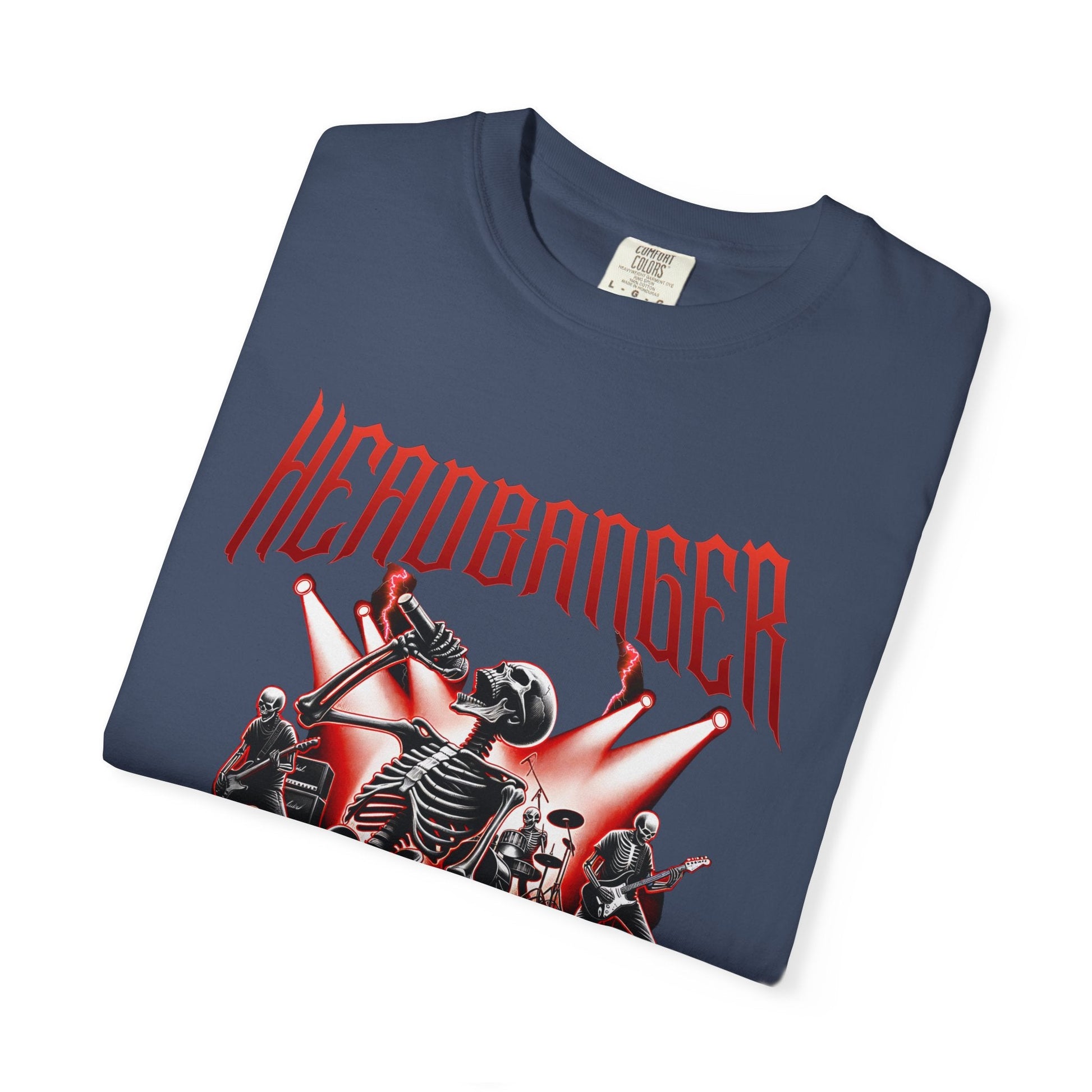 Headbanger rockers T-shirt for heavy metal fans - Show must go on