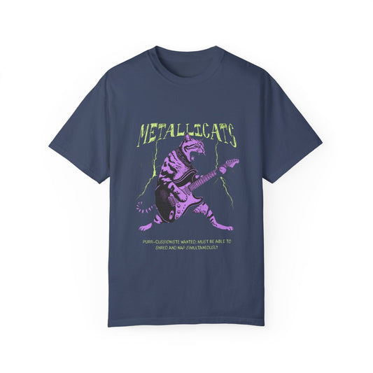 Metallicats  t-shirt vintage music apparel humour