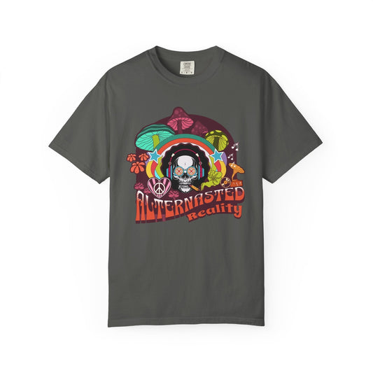 Party skull - Psychedelic alien t-shirt for Sci-Fi enthusiasts | Trendy & durable