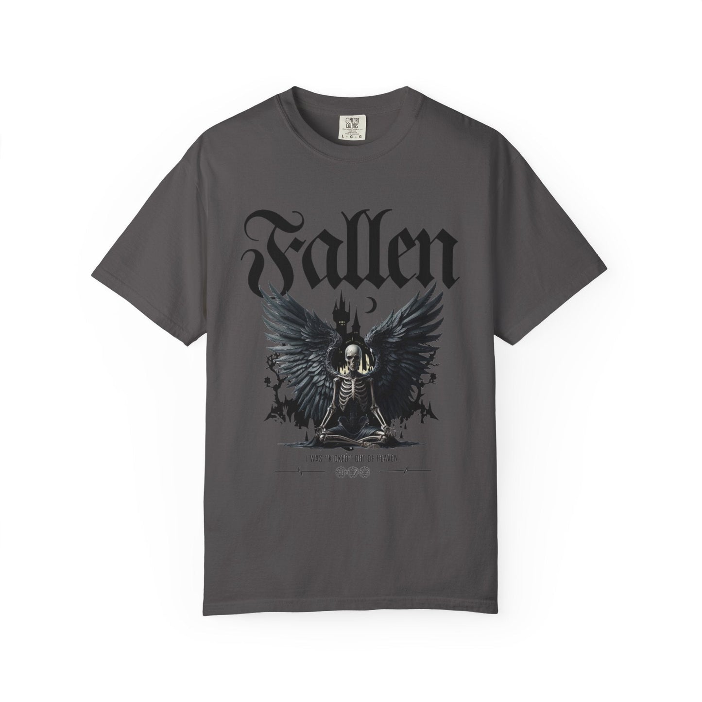 Fallen angel gothic t-shirt - Dark & Mystical Style - Rock attitude