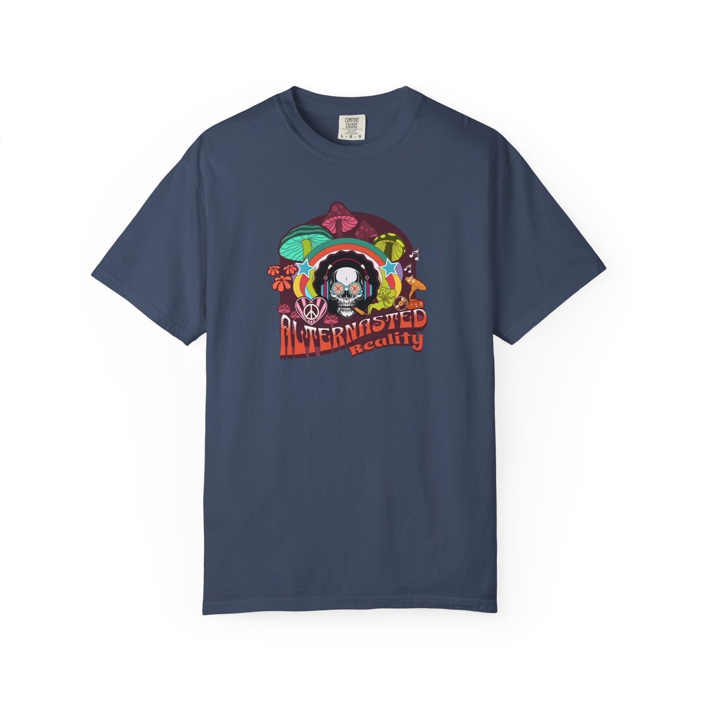 Party skull psychedelic tee