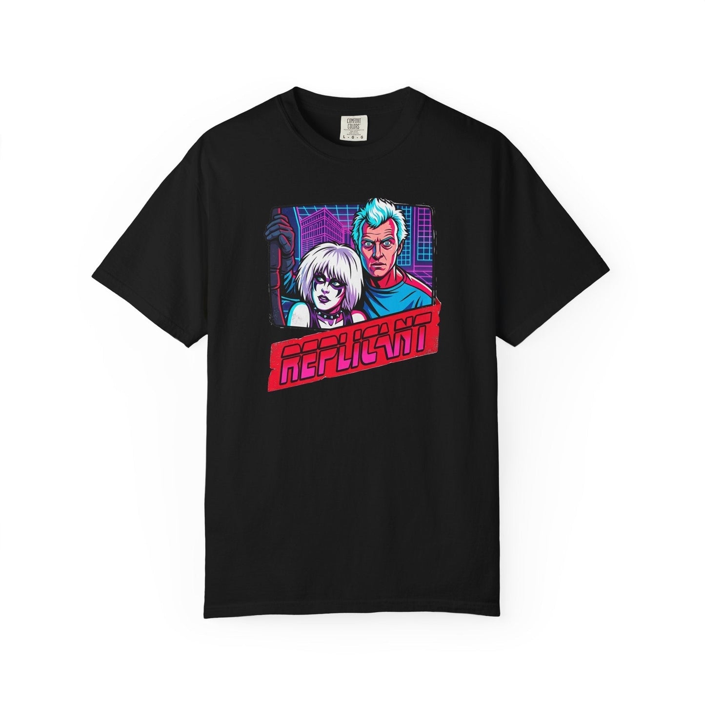 Replicant heavyweight ring-spun cotton t-shirt in vibrant color with relaxed fit and durable garment-dyed fabric