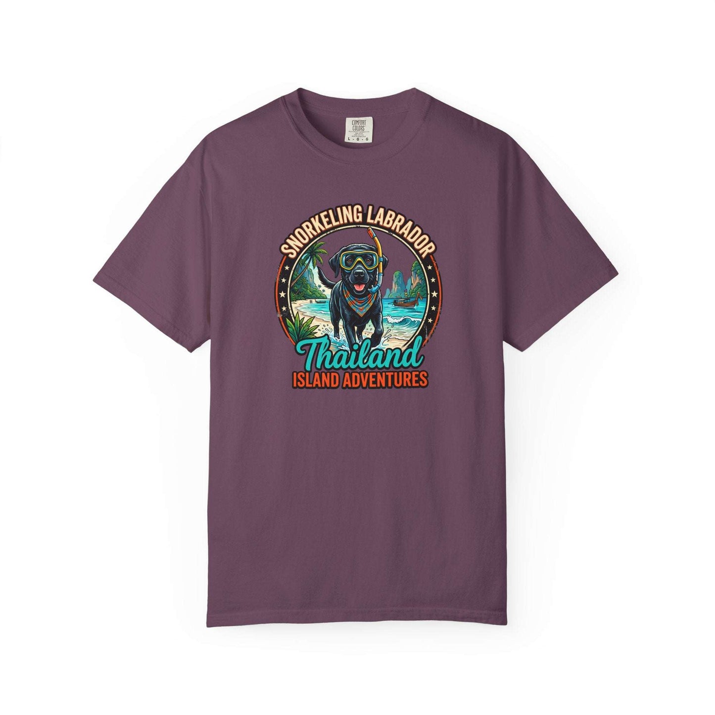 Labrador Holidays in Thailand Fun Tee for Dogs Lovers