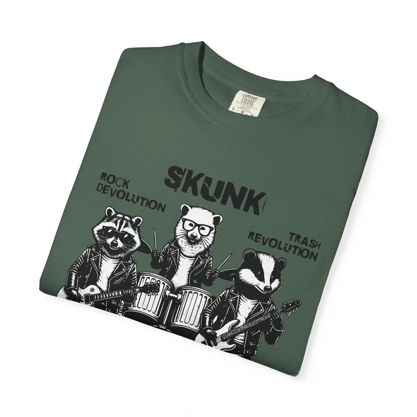 Vintage Skunk band t-shirt for rock music and cartoon fans