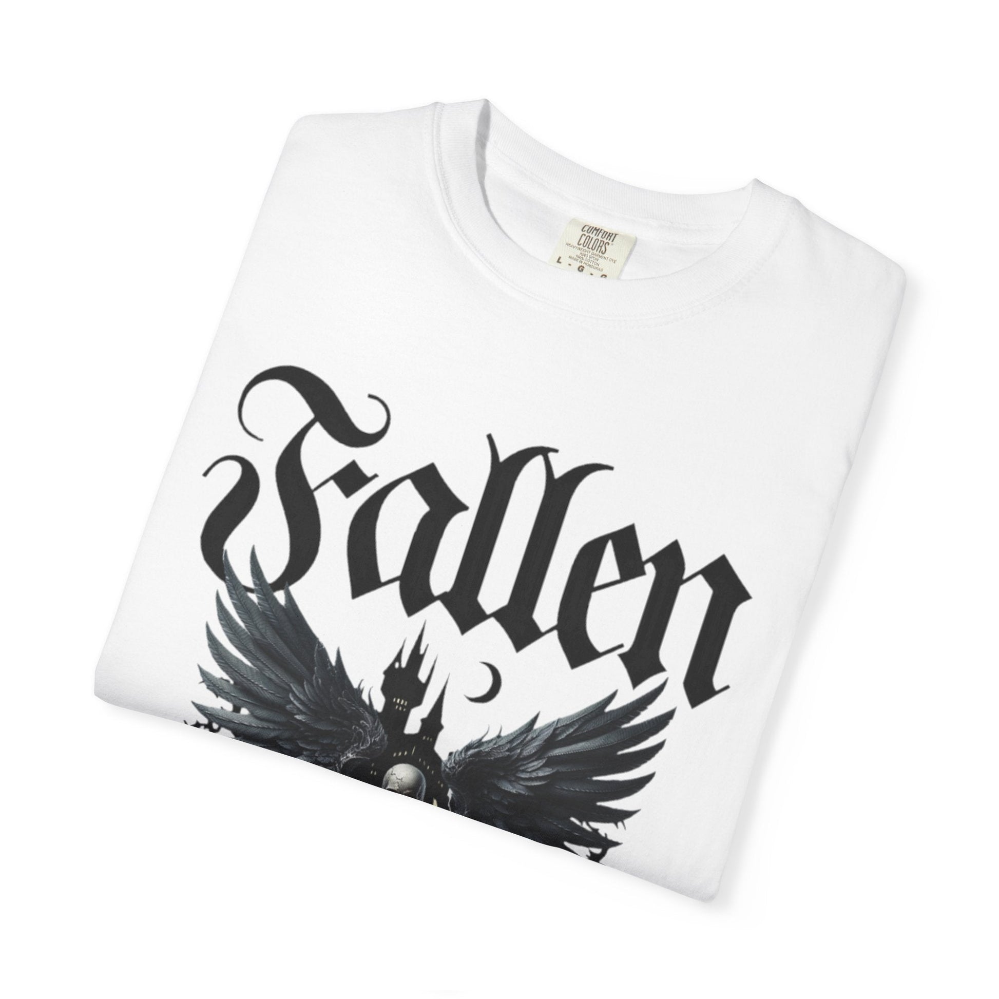 Fallen angel gothic t-shirt - Dark & Mystical Style - Rock attitude