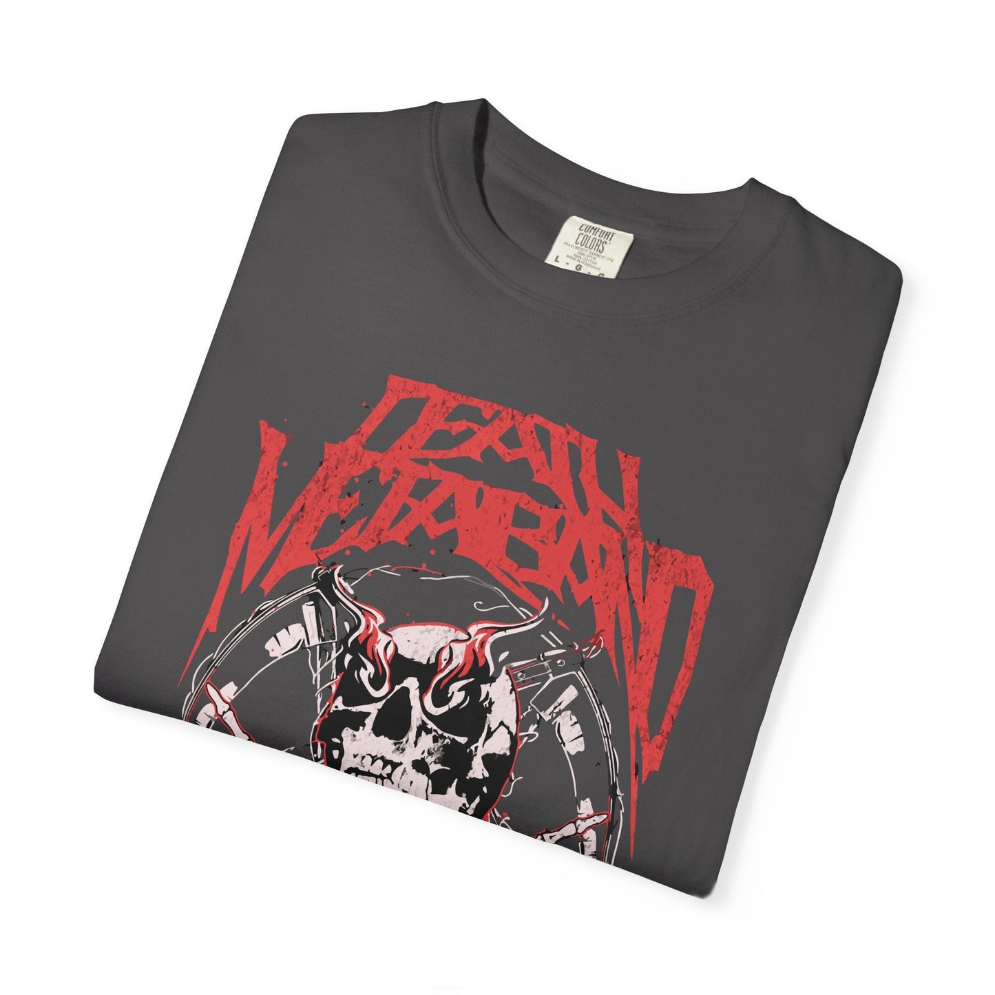 Metal head t-shirt - Unisex tee with crossed blades & skull design