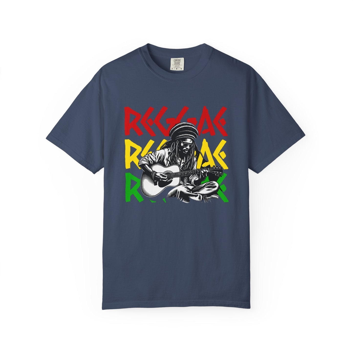 Rasta reggae t-shirt - Vibrant music lover's casual cotton  cool tee 