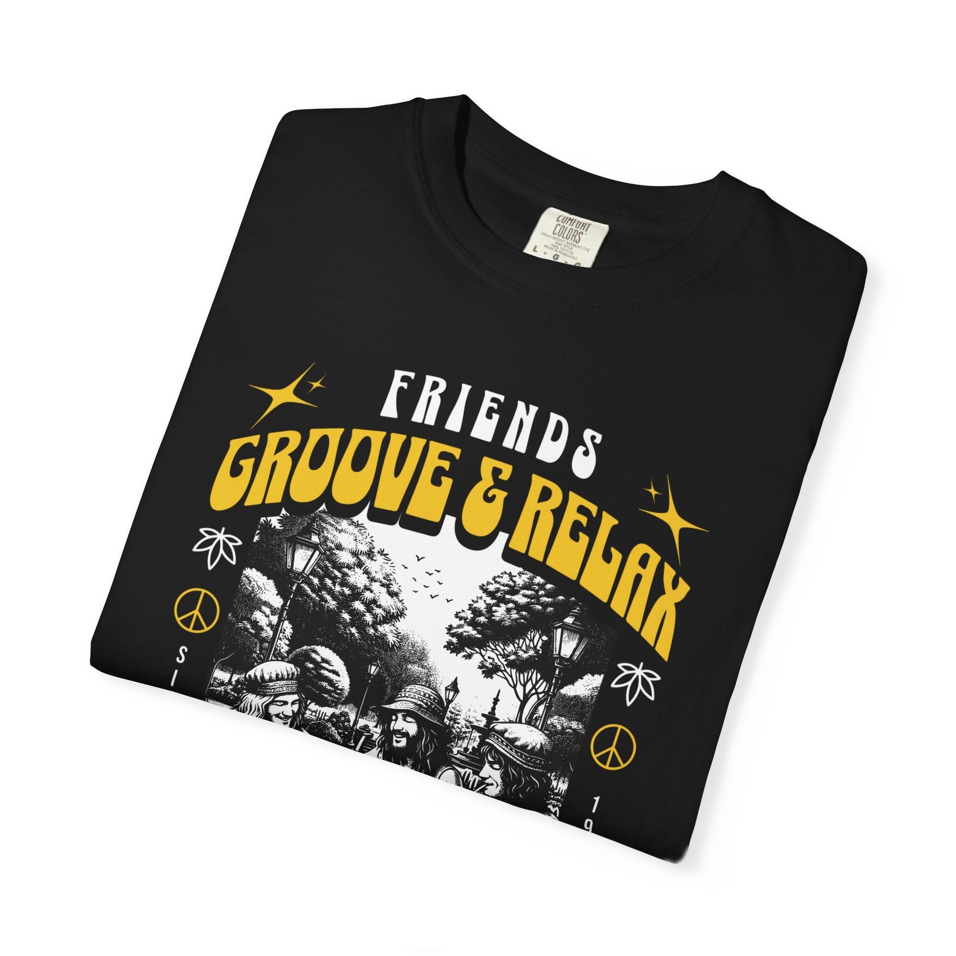 Hippies and Friends Vintage Groove T-Shirt - Relaxed Style & Comfort