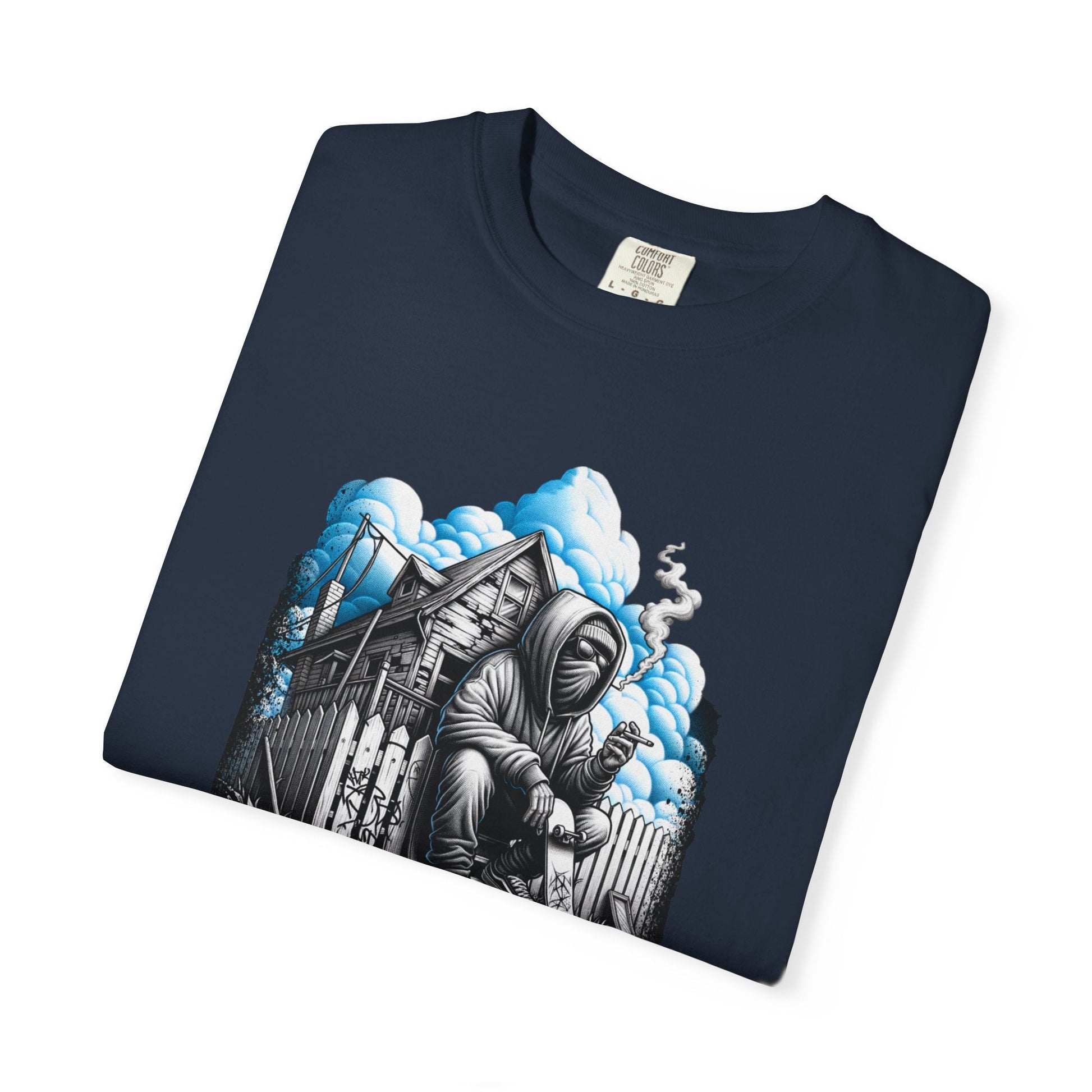 Street life T-shirt - Hooded graphic design for unique style