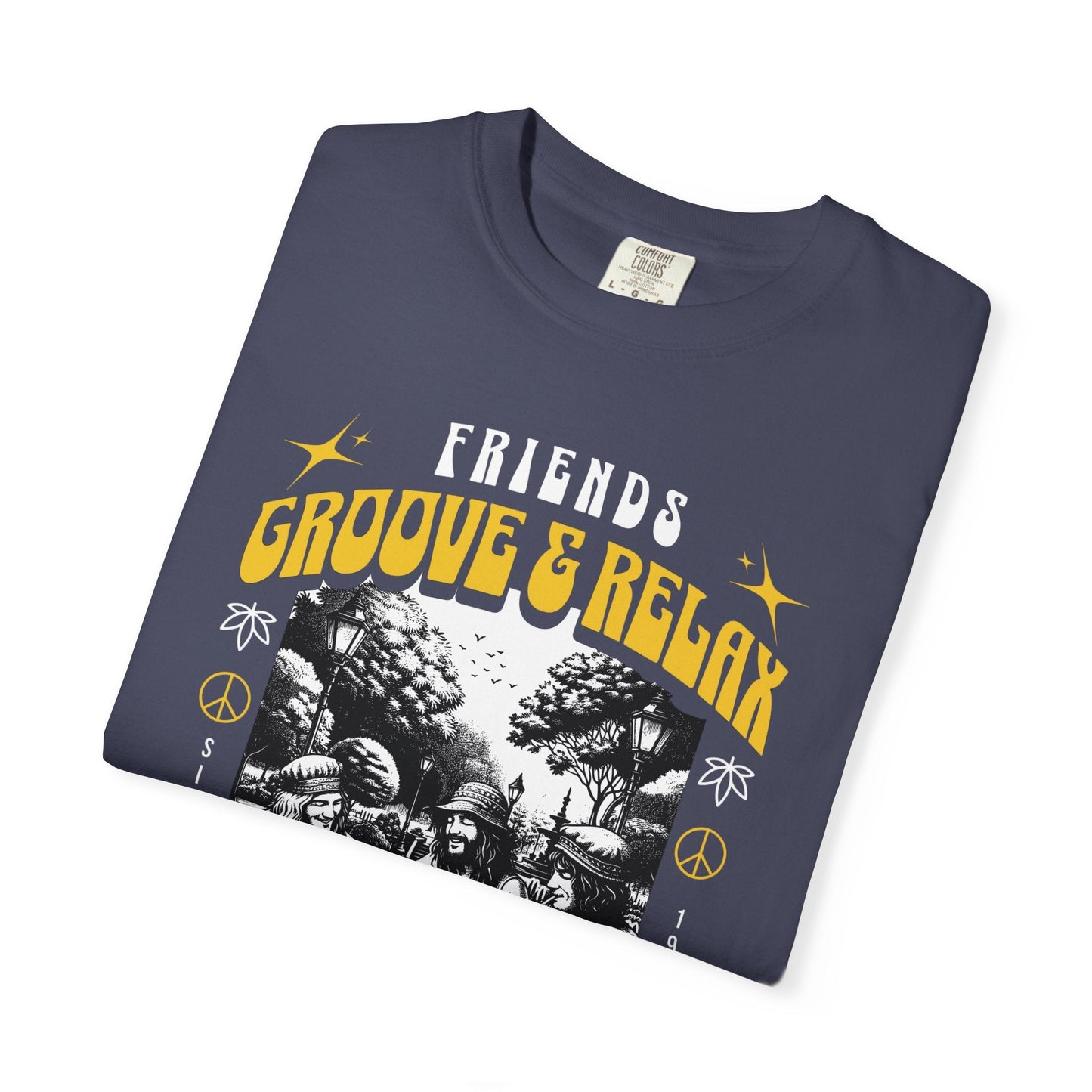 Hippies and Friends Vintage Groove T-Shirt - Relaxed Style & Comfort