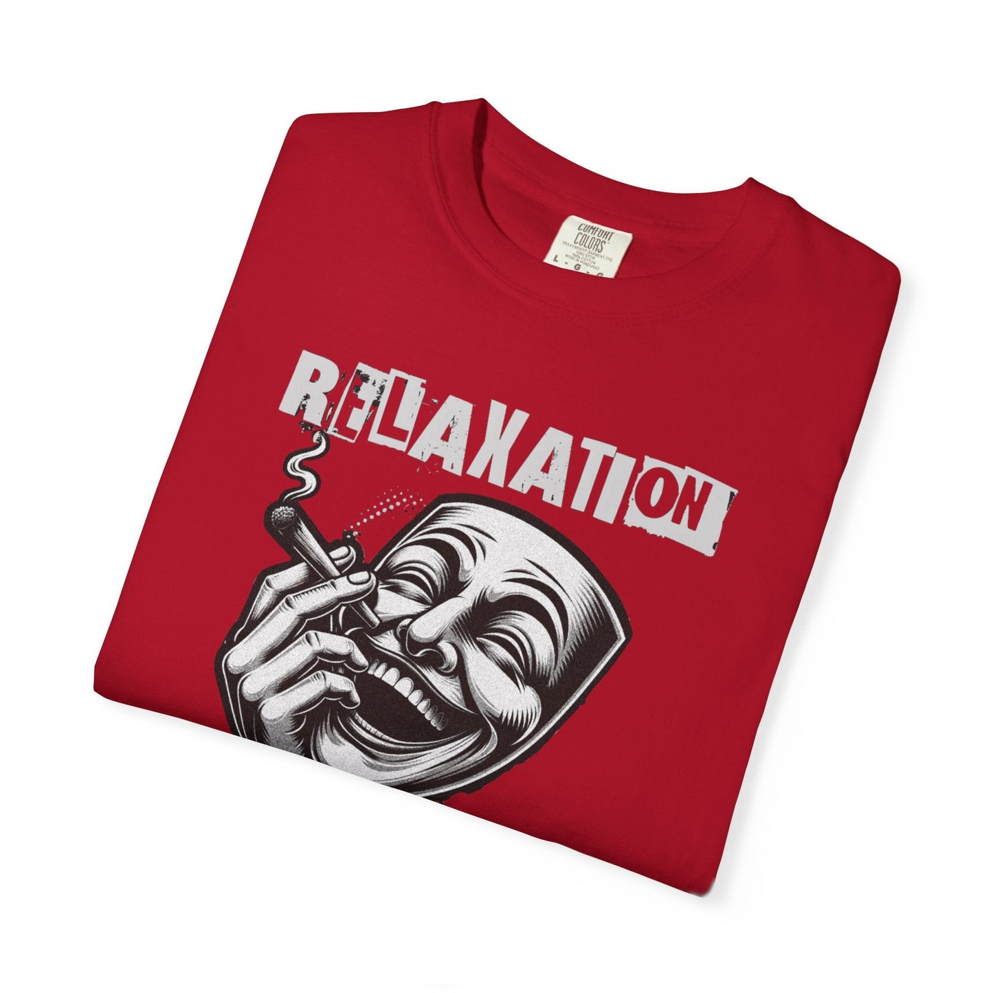 Graphic t-Shirt - relaxation is an art for men for smokers