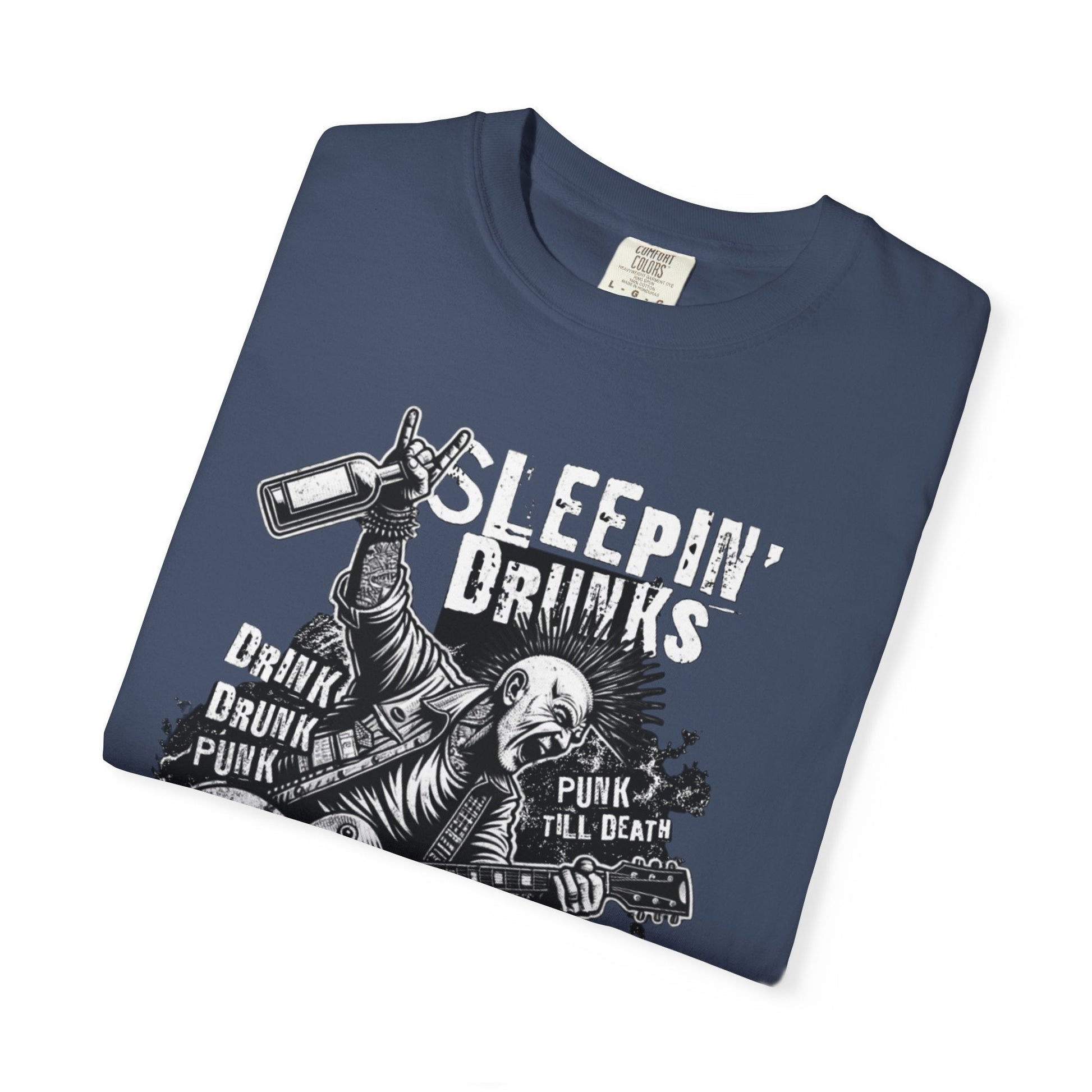 Sleeping drunks t-Shirt - punk is not dead & quirky casual wear