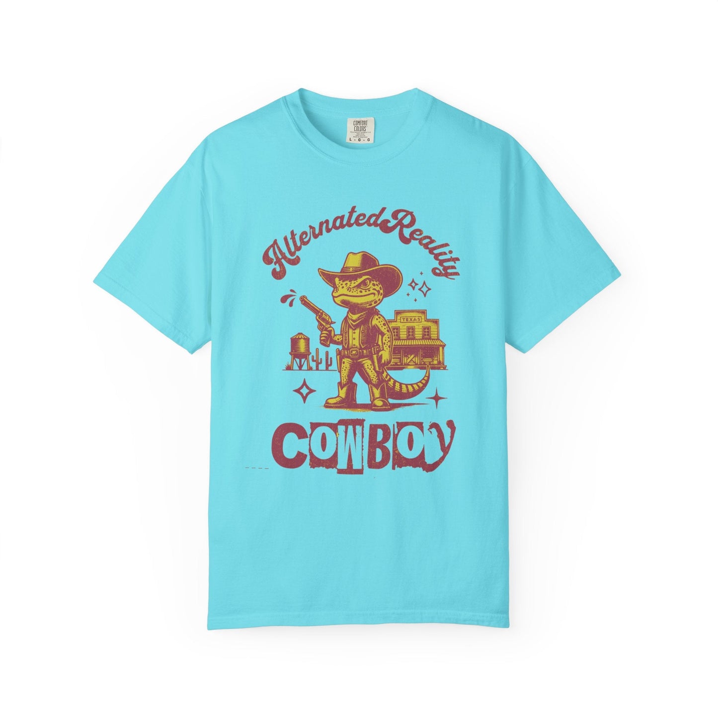 Graphic t-shirt - Alternated Reality frog cowboy contrasted print