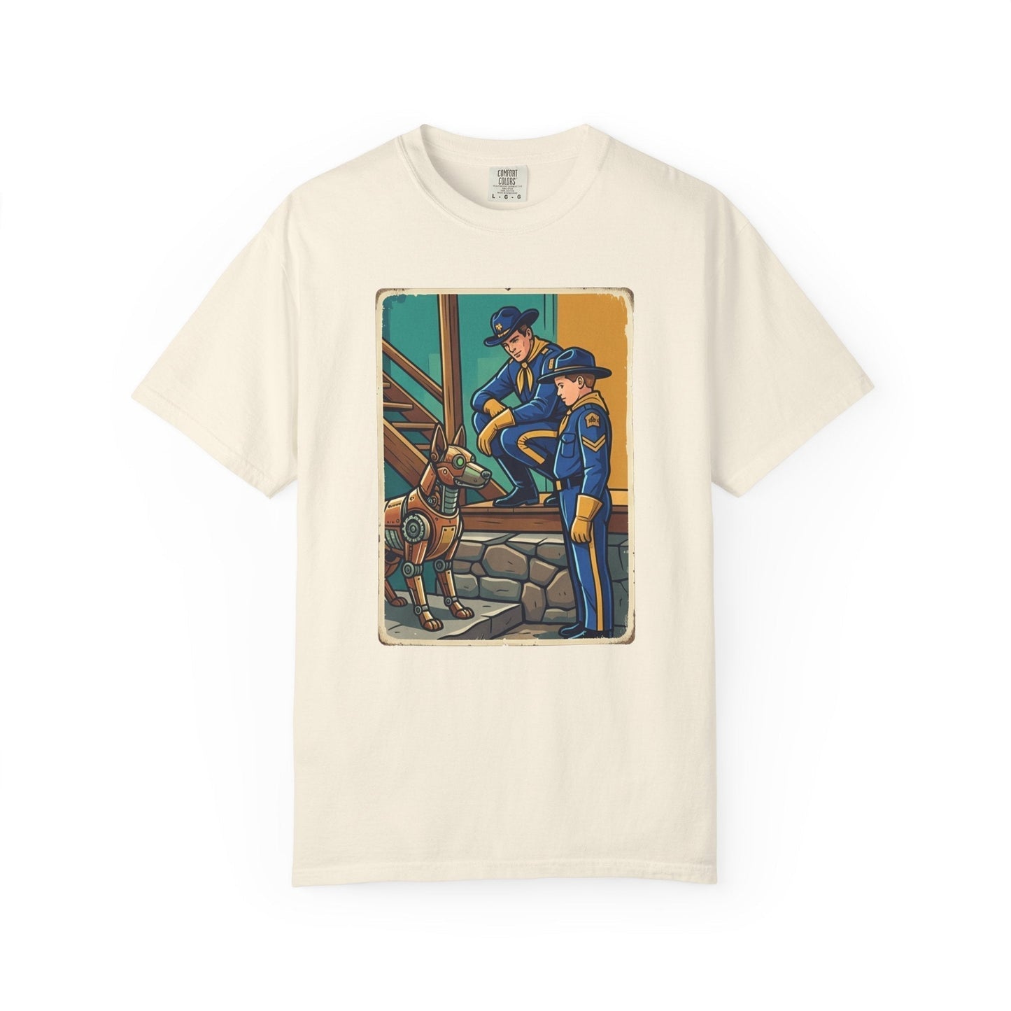 Clang Tintin Robot Dog T-Shirt for Classic TV lovers