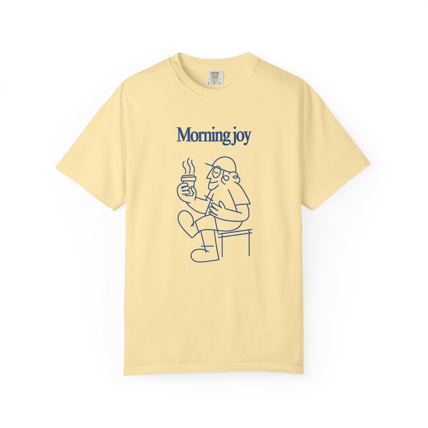 Morning joy t-shirt - Calm coffee simple line design for all
