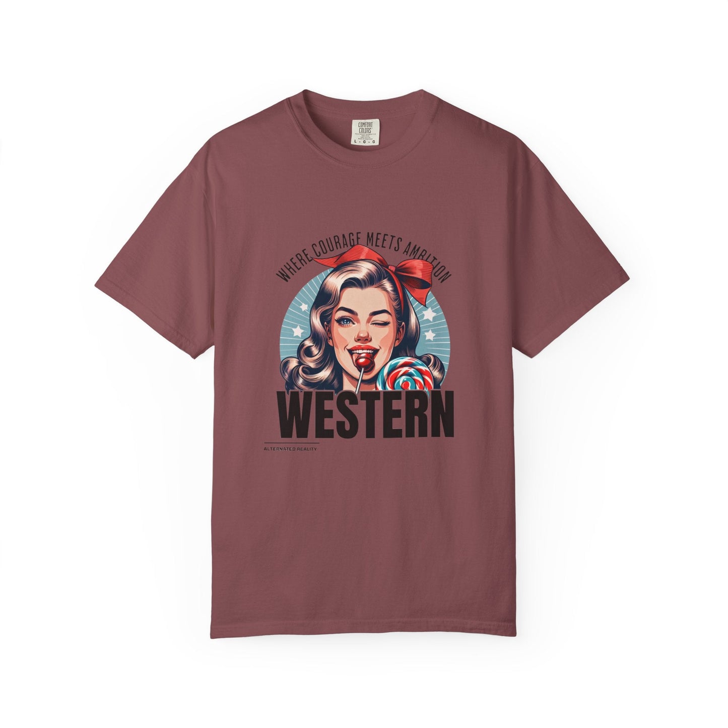 Vintage western adventure t-shirt for audacious style