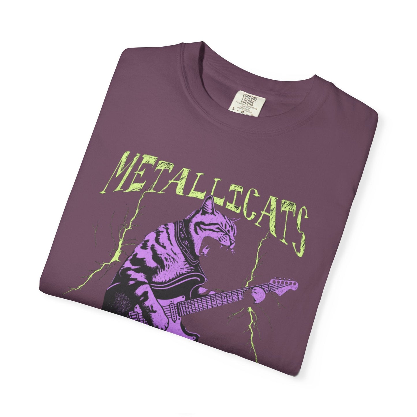 Metallicats  t-shirt vintage music apparel humour