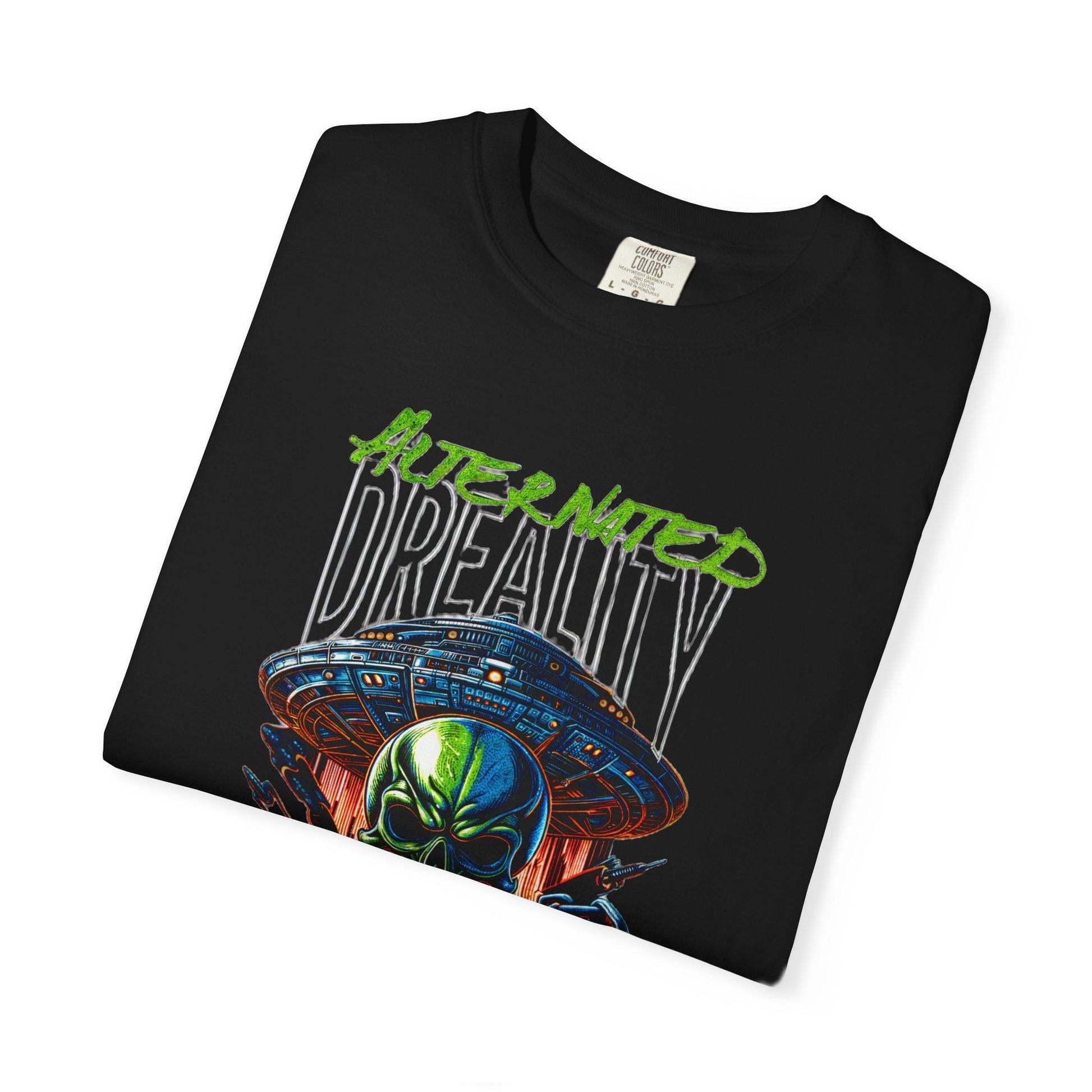 Alien invasion t-shirt - Comfortable & Durable garment-Dyed style