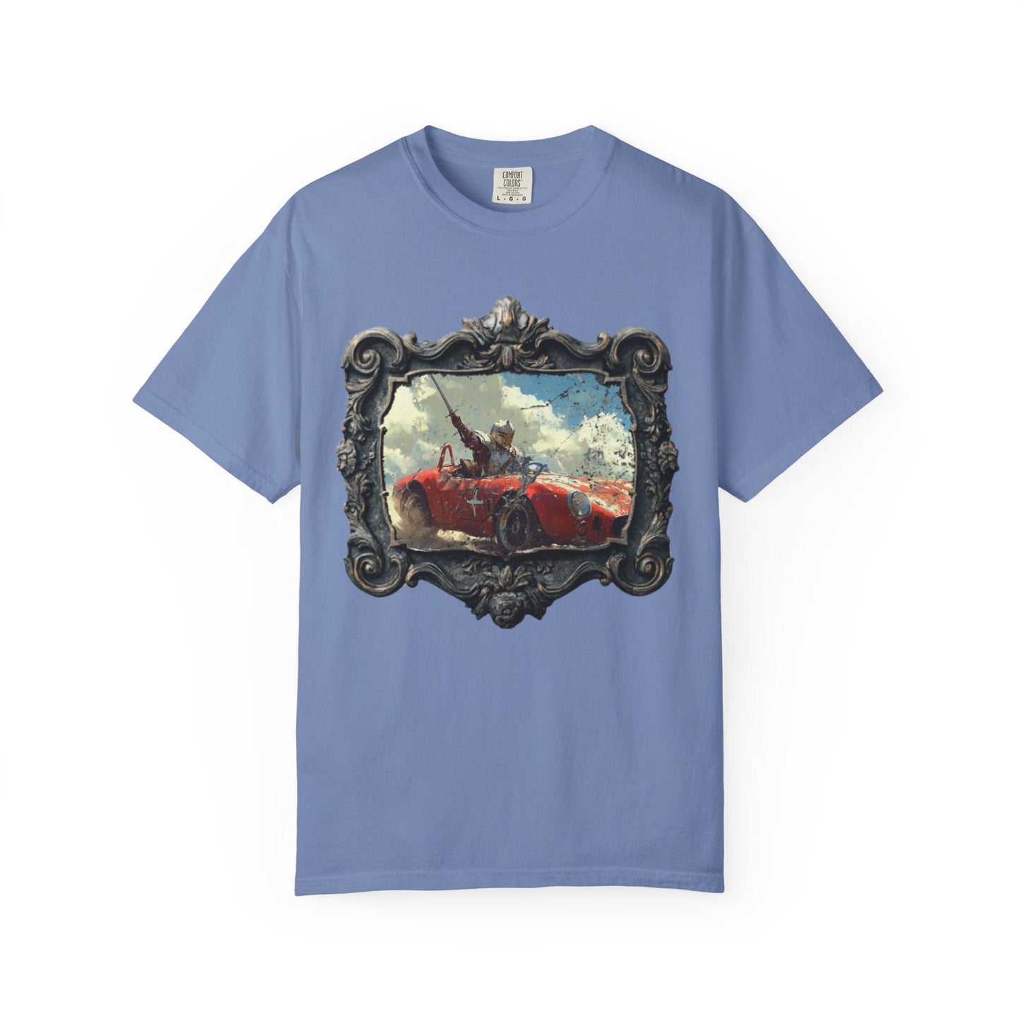 Anachronic knight car t-shirt - Cool vintage style for enthusiasts