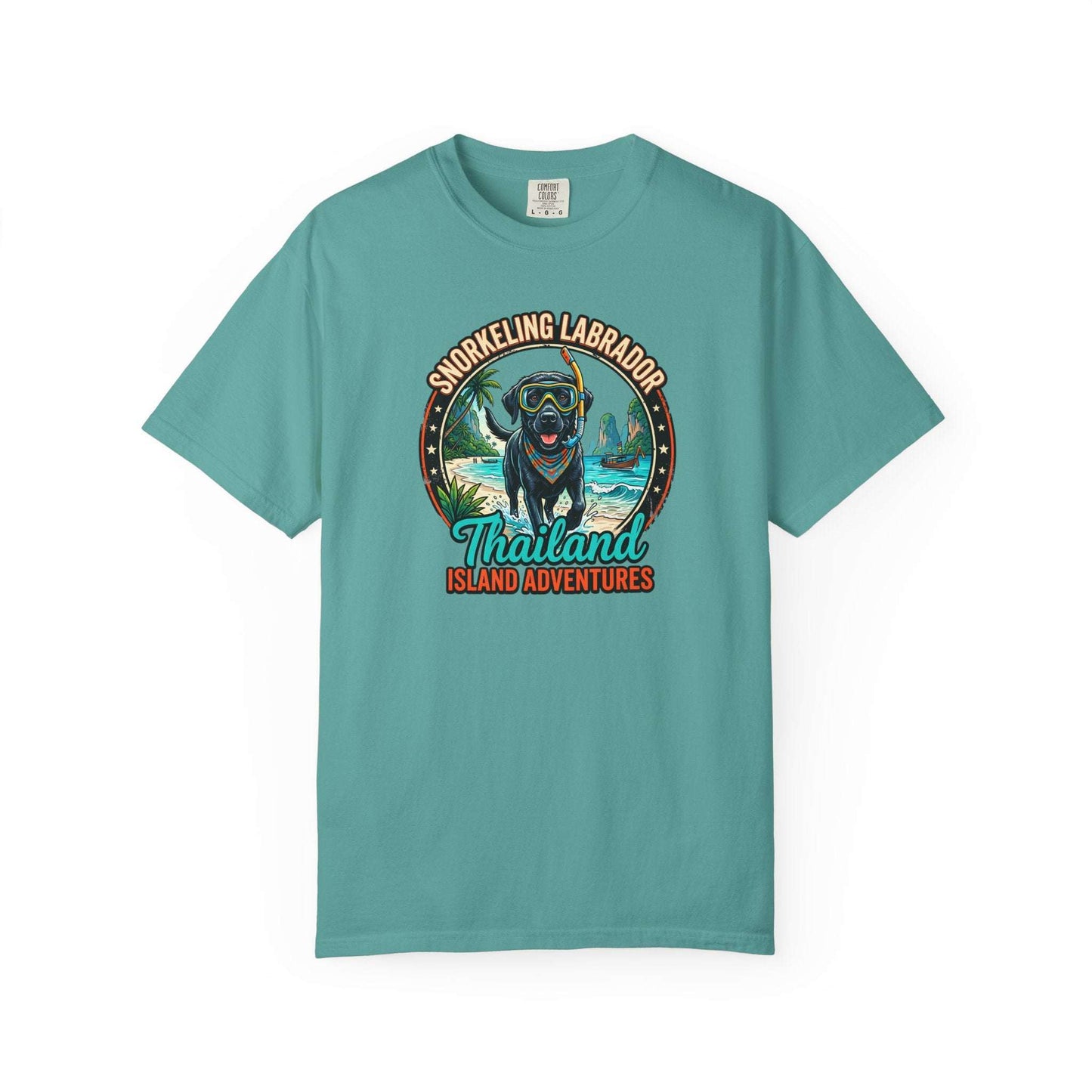 Labrador Holidays in Thailand Fun Tee for Dogs Lovers