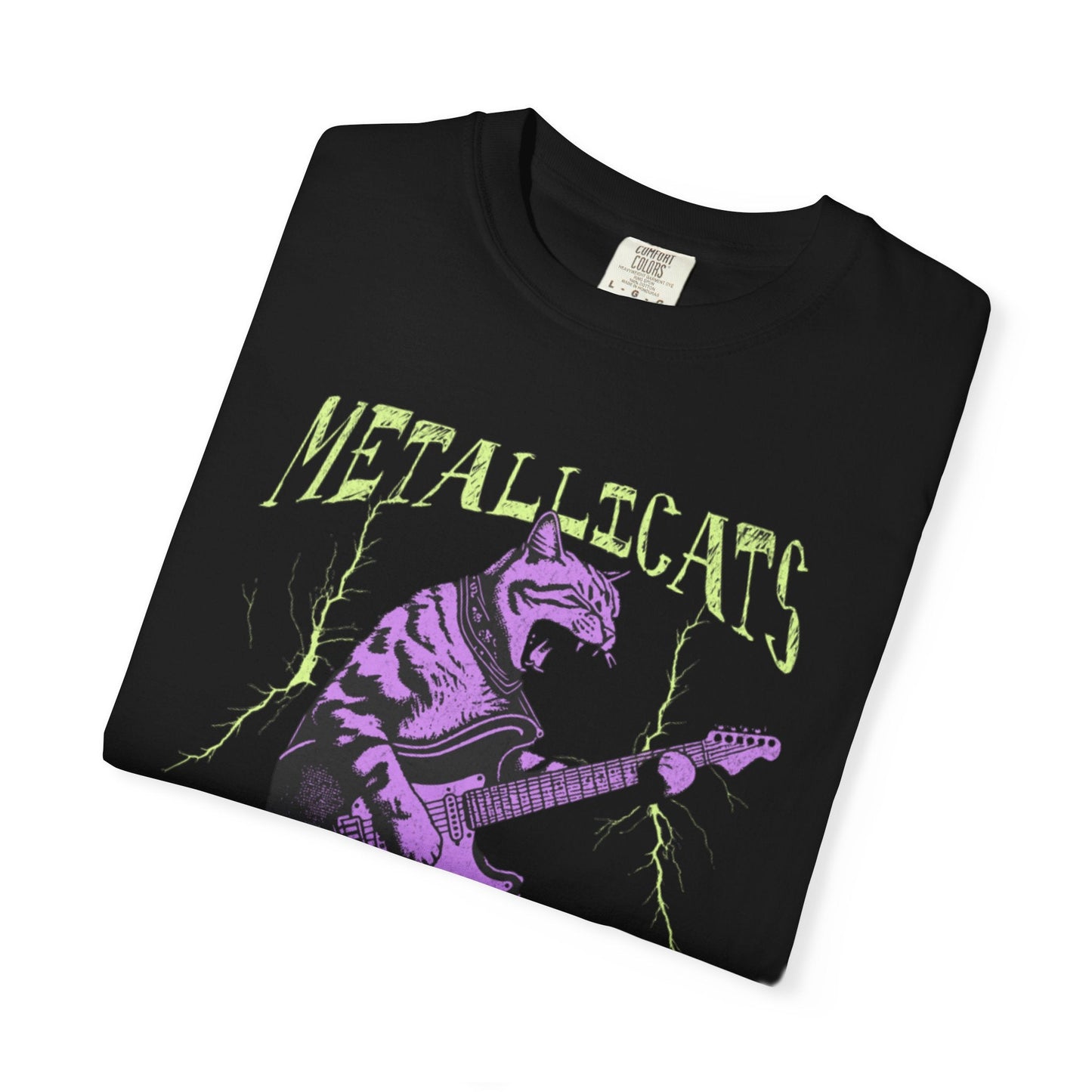 Metallicats  t-shirt vintage music apparel humour