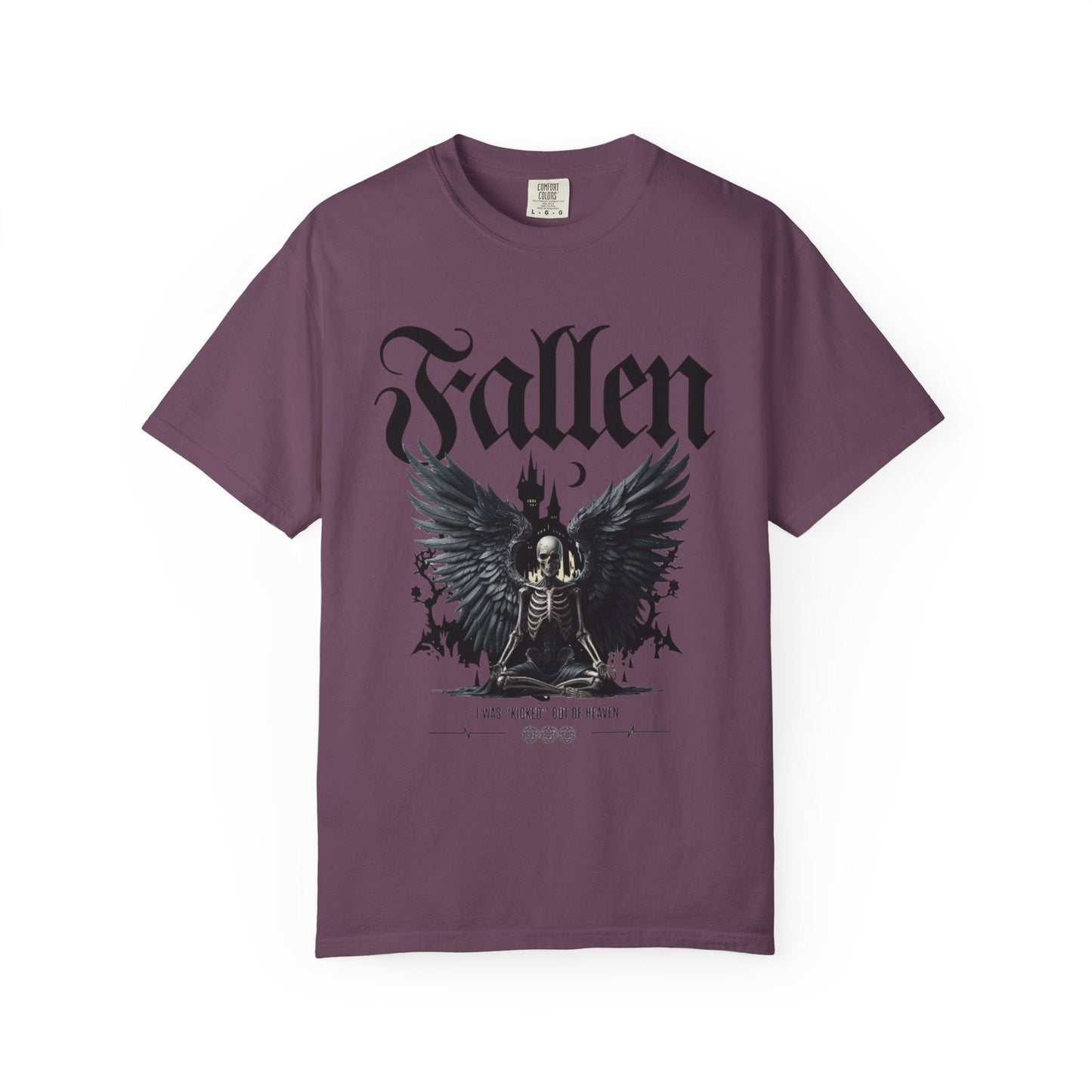 Fallen angel gothic t-shirt - Dark & Mystical Style - Rock attitude