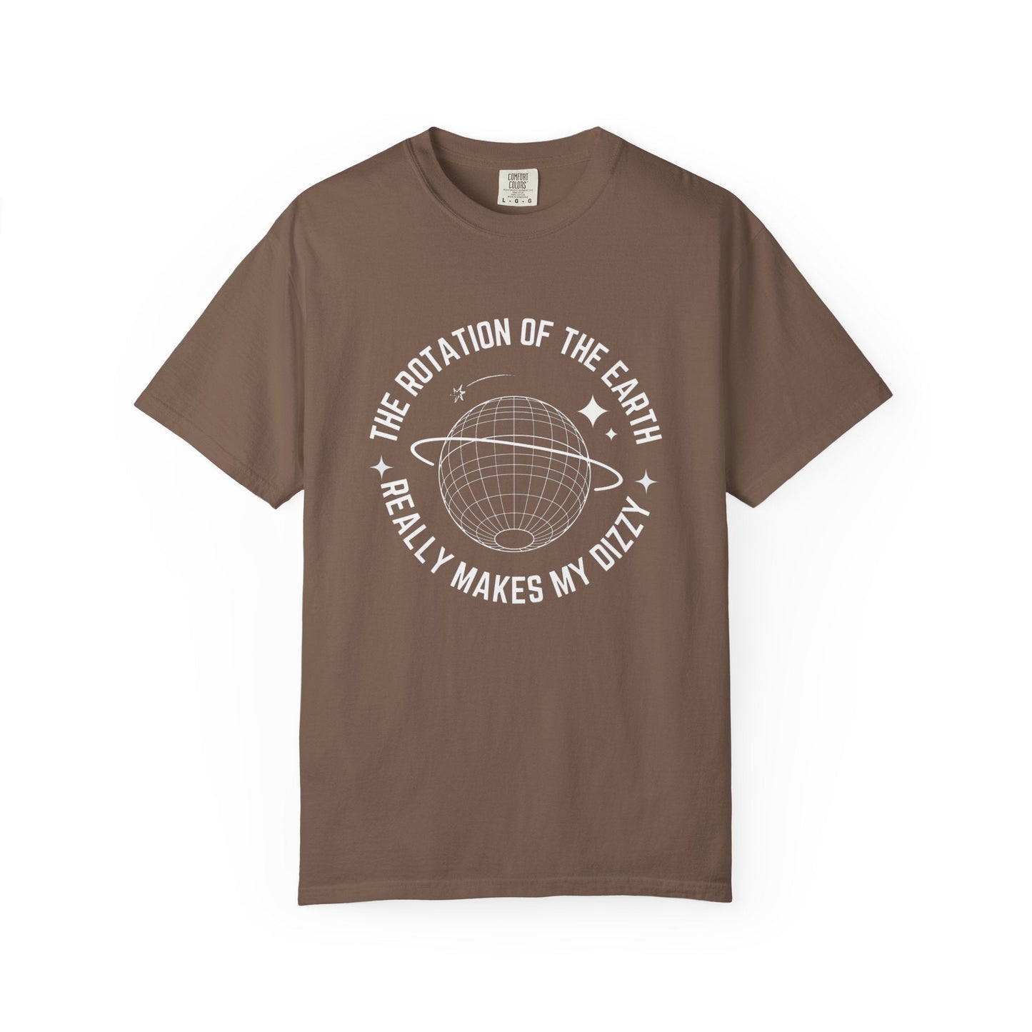 Earth rotation t-shirt - Unique globe design for adventure lovers