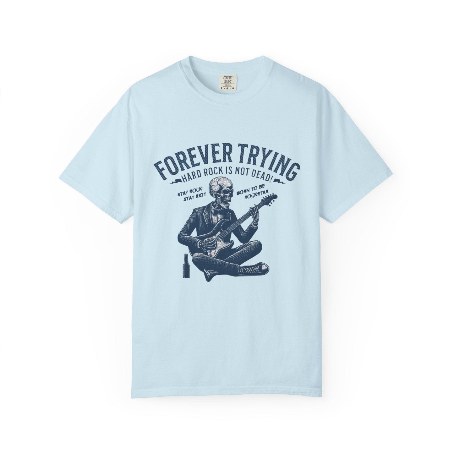 Rose rocker guitarist: stylish t-shirt for rockers