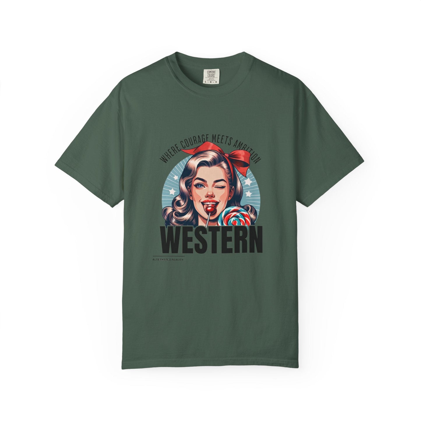 Vintage western adventure t-shirt for audacious style