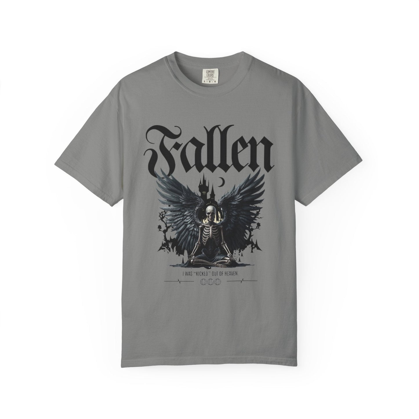 Fallen angel gothic t-shirt - Dark & Mystical Style - Rock attitude