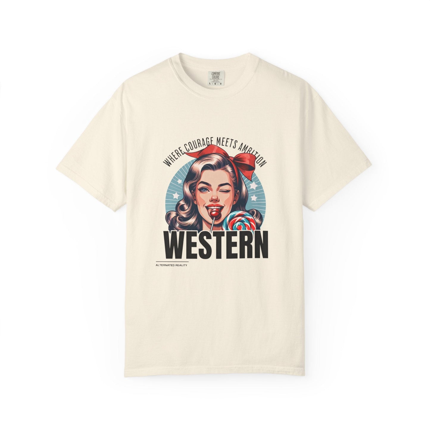 Vintage western adventure t-shirt for audacious style