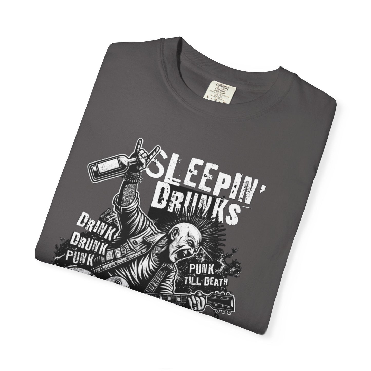 Sleeping drunks t-Shirt - punk is not dead & quirky casual wear