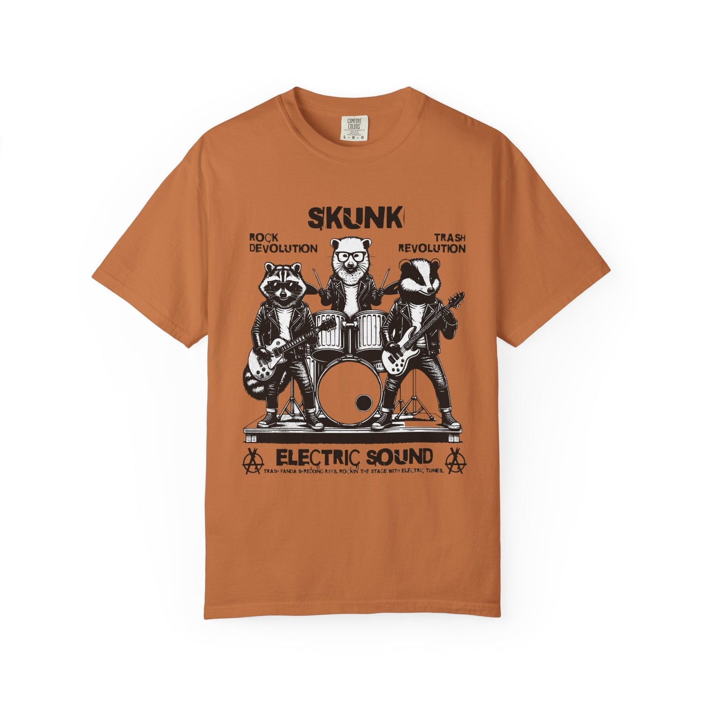 Vintage Skunk band t-shirt for rock music and cartoon fans