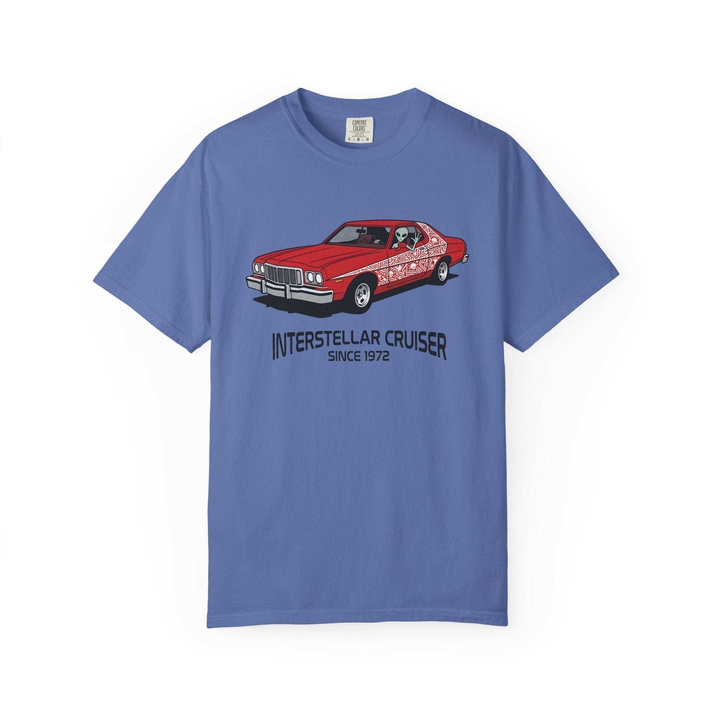 Alien Retro Car Unisex T-shirt