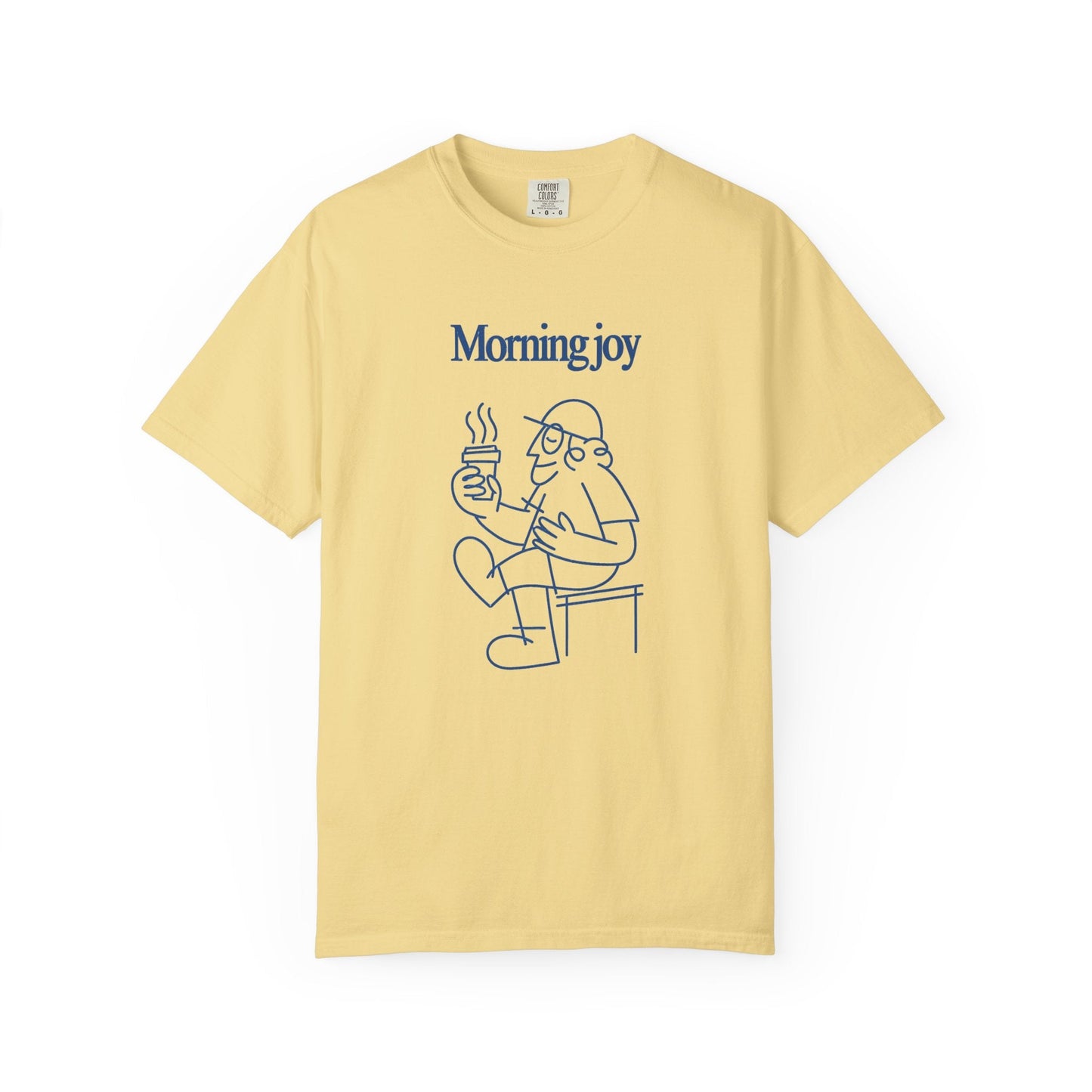 Morning joy t-shirt - Calm coffee simple line design for all