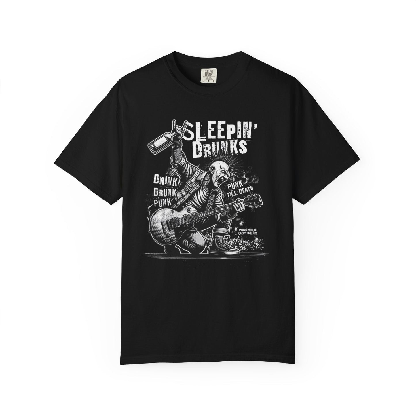Sleeping drunks t-Shirt - punk is not dead & quirky casual wear