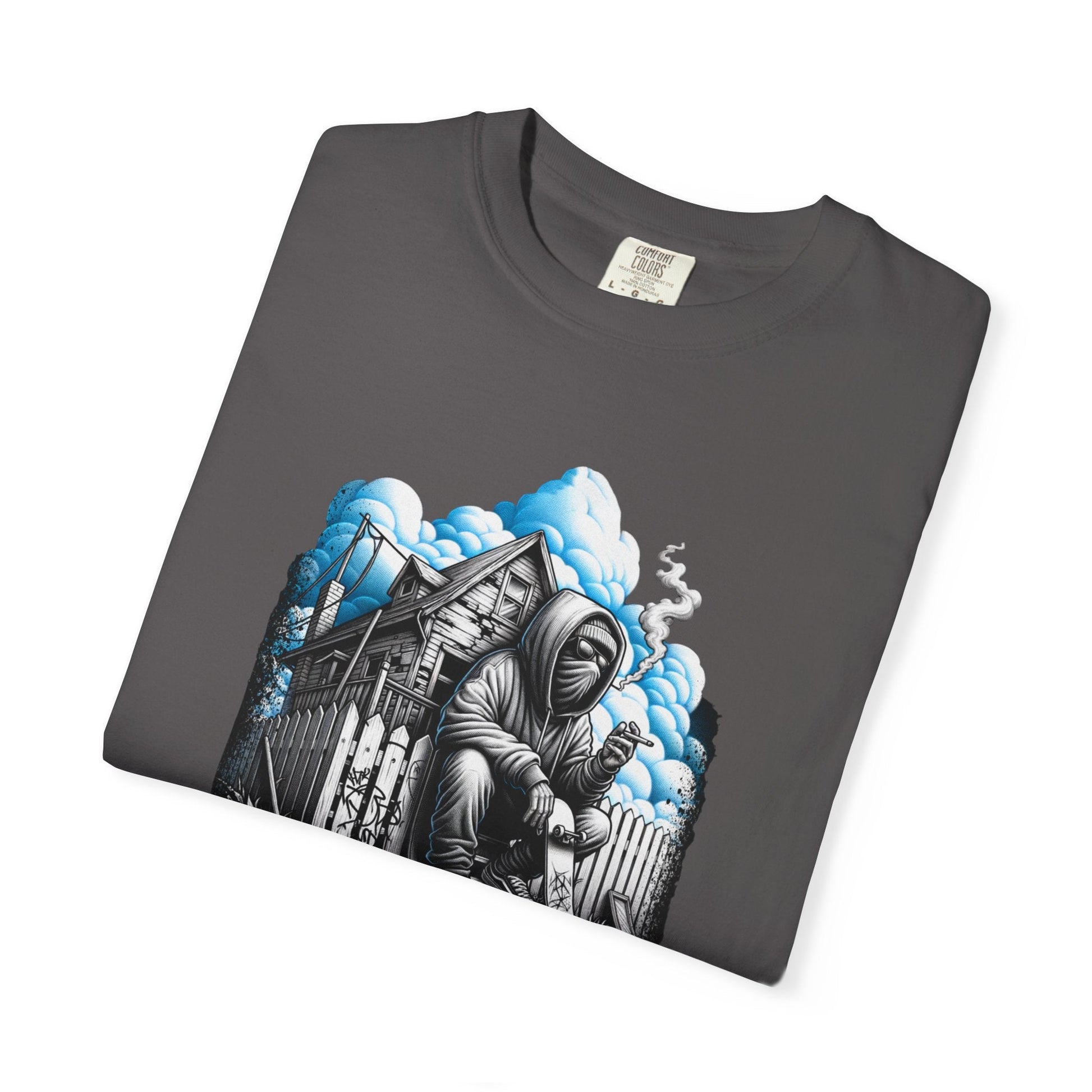 Street life T-shirt - Hooded graphic design for unique style