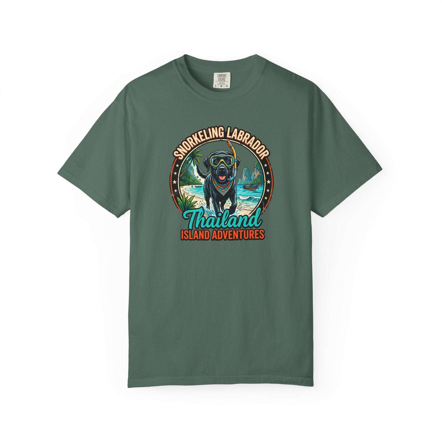 Labrador Holidays in Thailand Fun Tee for Dogs Lovers