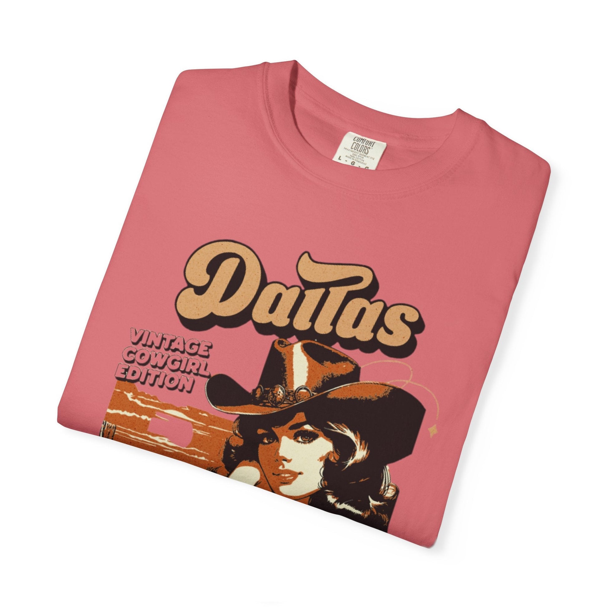 Western retro Dallas my heart t-shirt for vintage lovers
