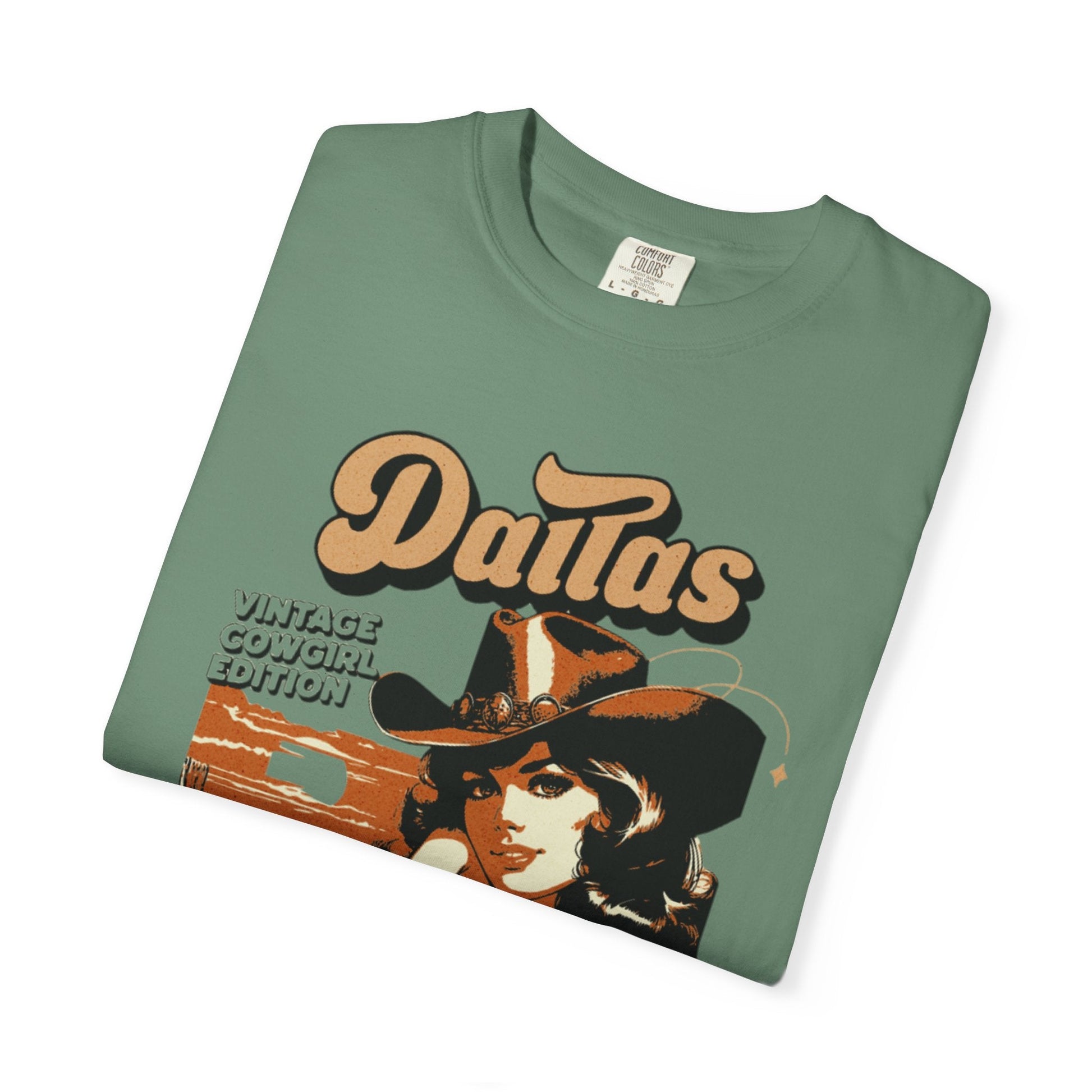Western retro Dallas my heart t-shirt for vintage lovers