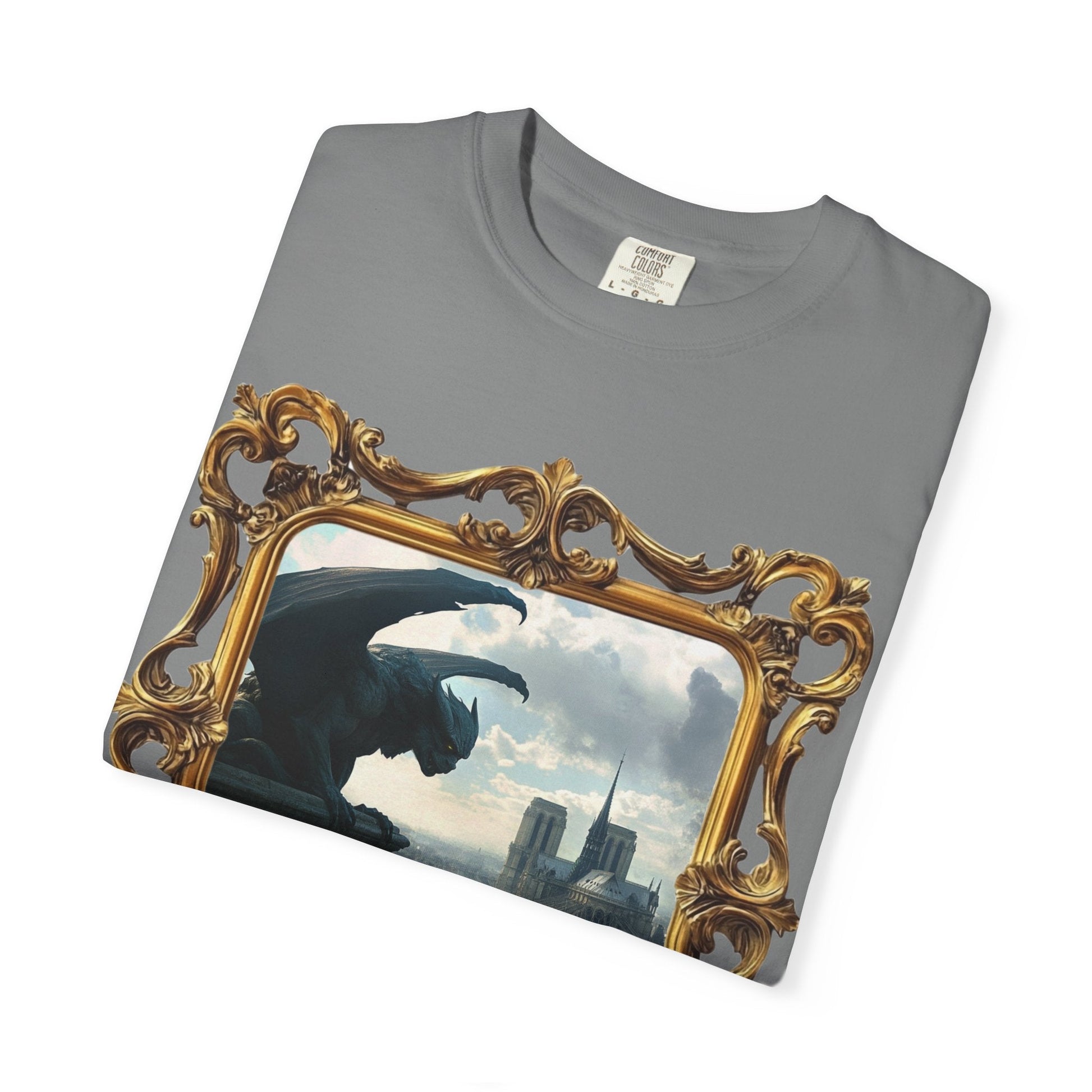 Paris mysteries gothic t-Shirt - Unique gargoyle design