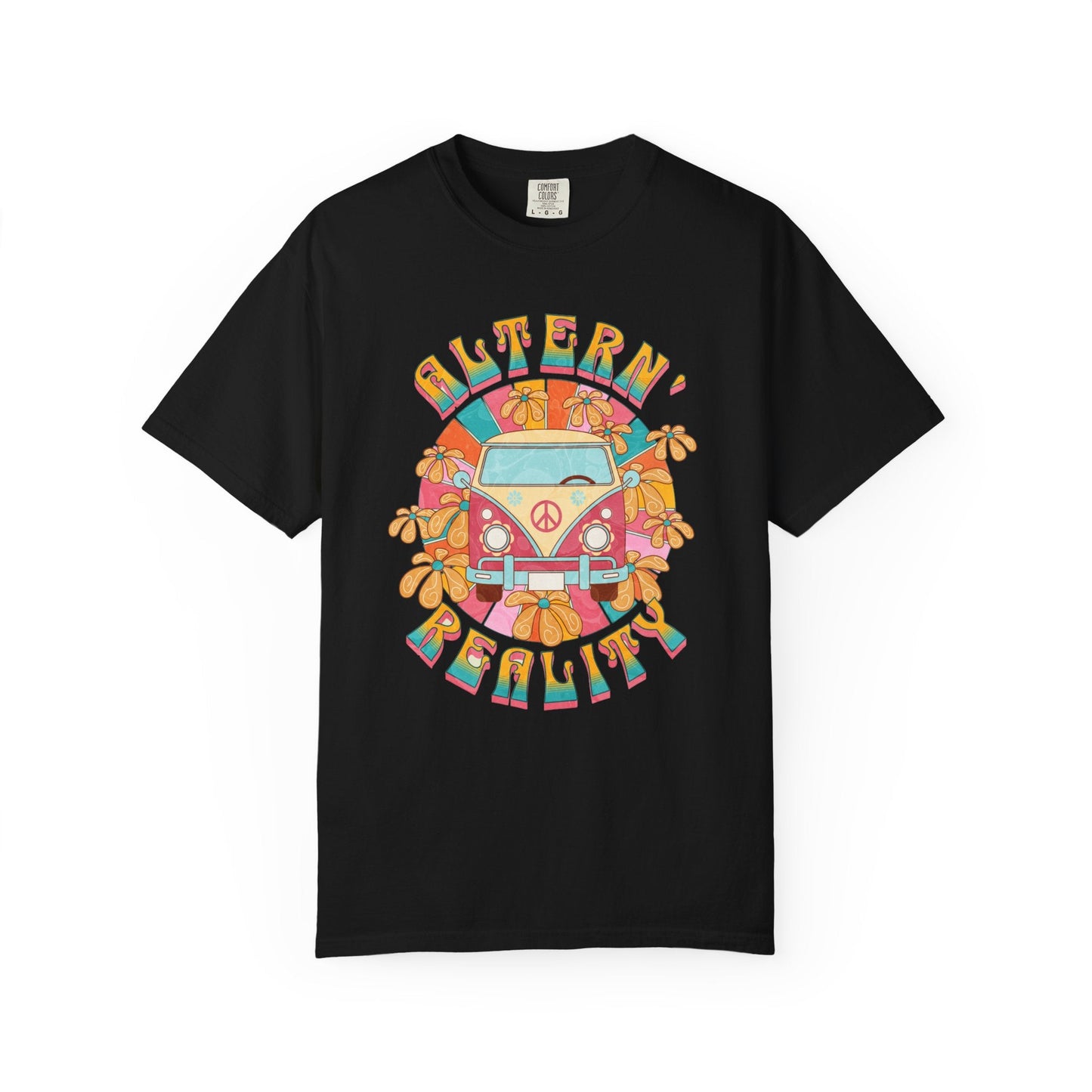 Vintage camper cool t-shirt with retro 60s-70s graphic - Hippie vibe