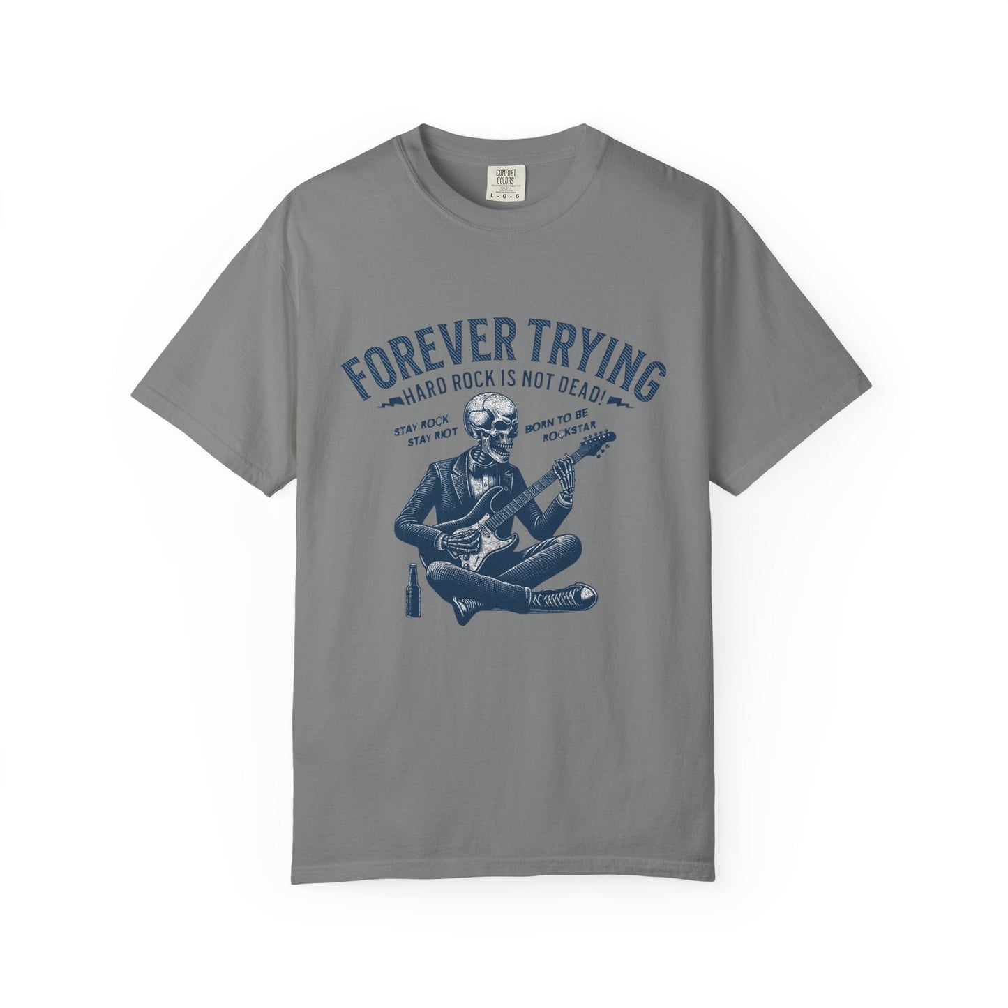 Rose rocker guitarist: stylish t-shirt for rockers